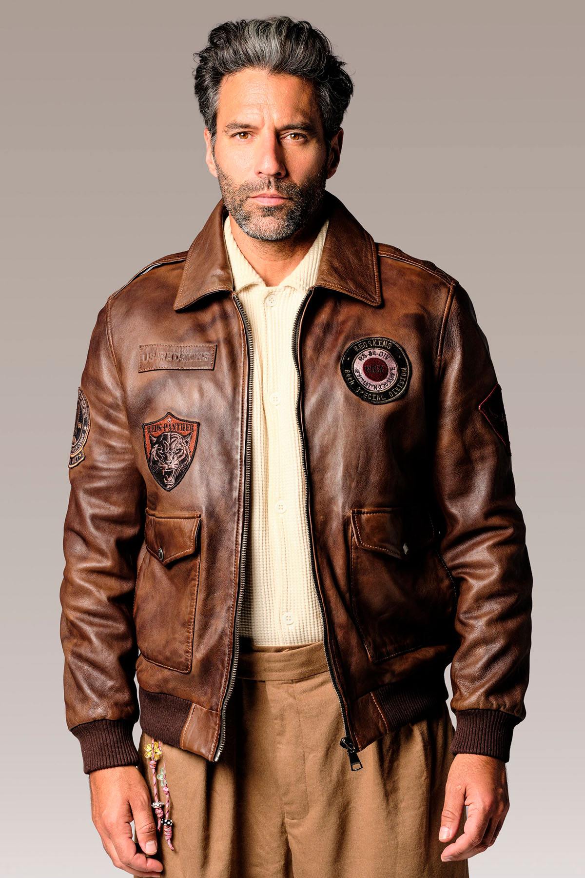 Herren Jacke Redskins FORCE UNIT BROWN — Ansicht 2