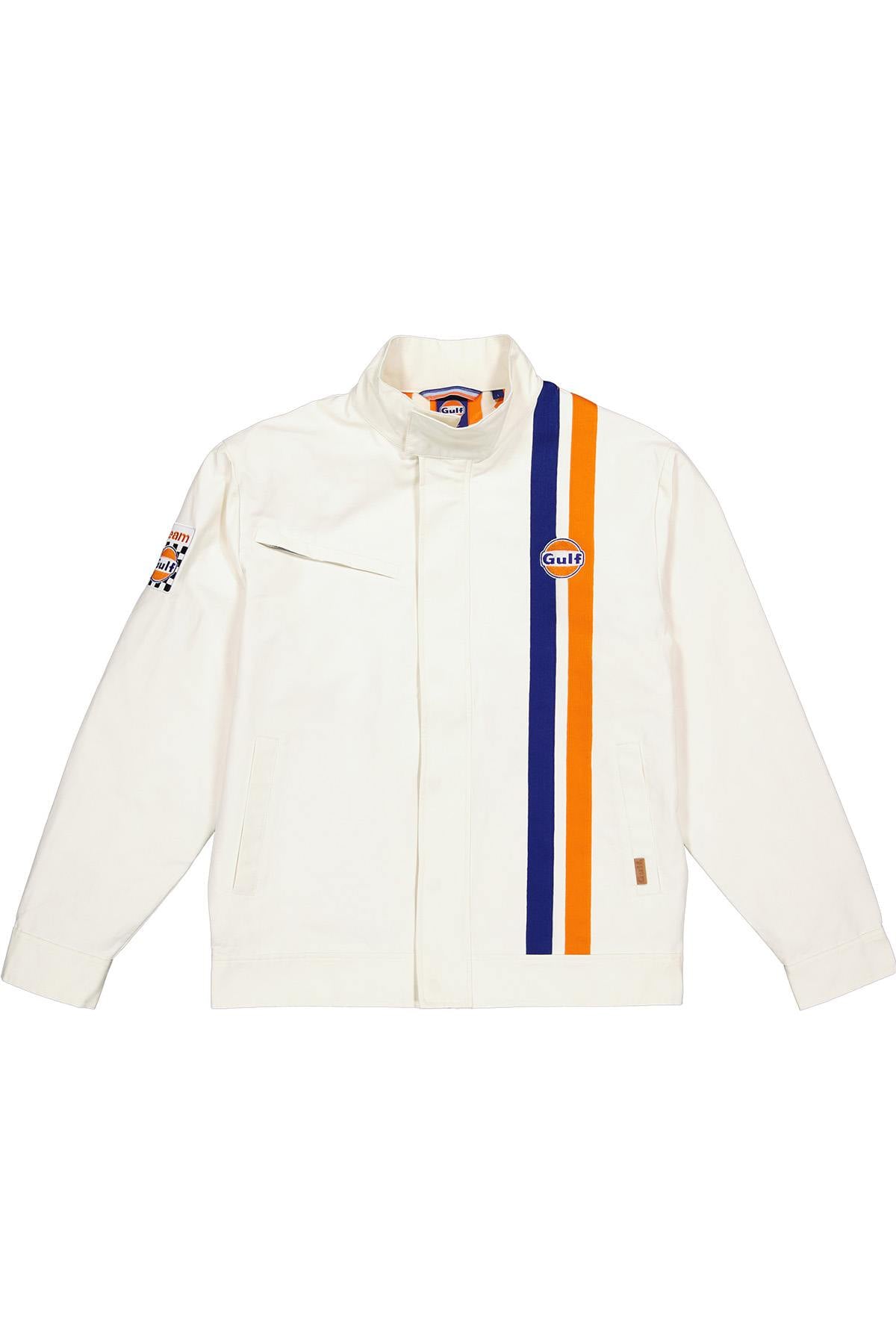 Giacche Uomo Gulf VESTE JAM03-003 CREAM WHITE — vista 4