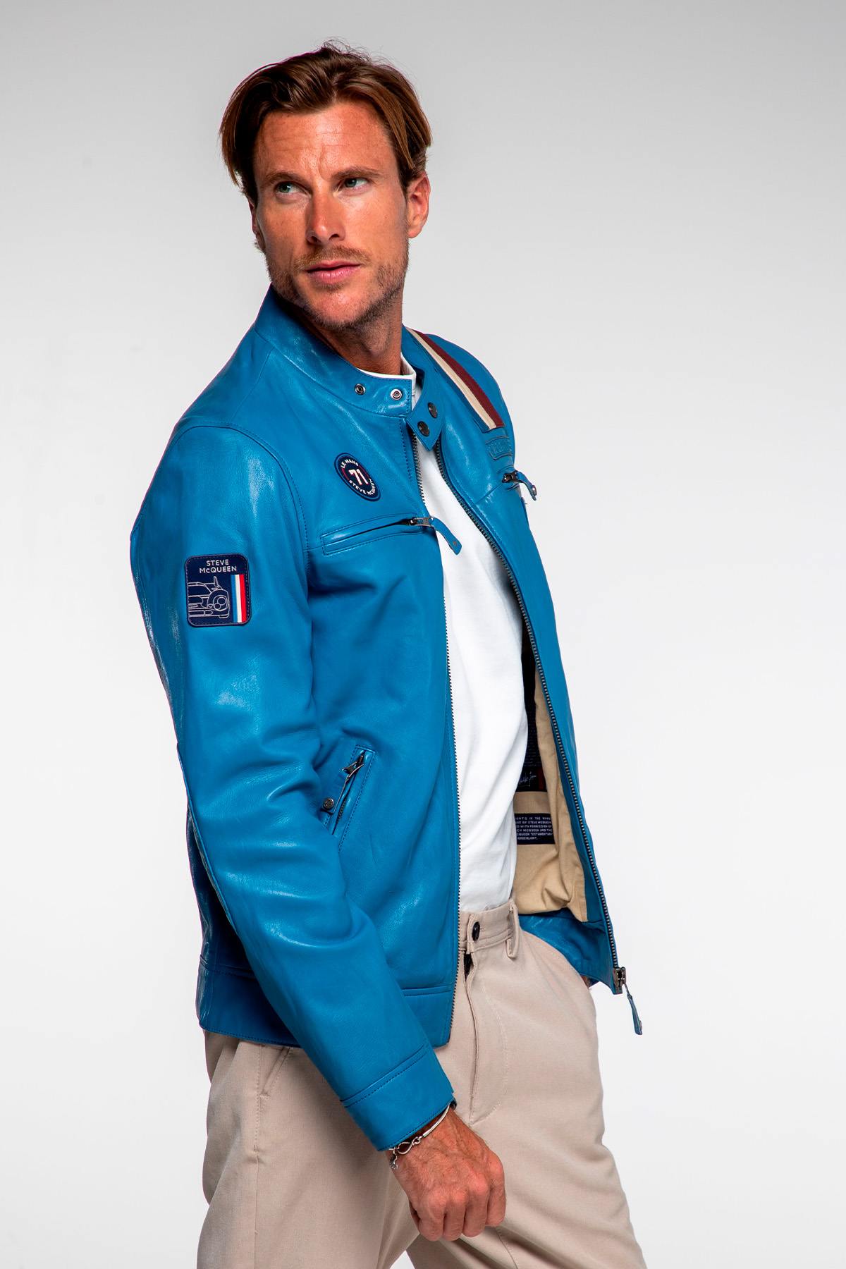 Herren Jacke Steve Mcqueen AUSTIN CAPTAIN BLUE — Ansicht 6