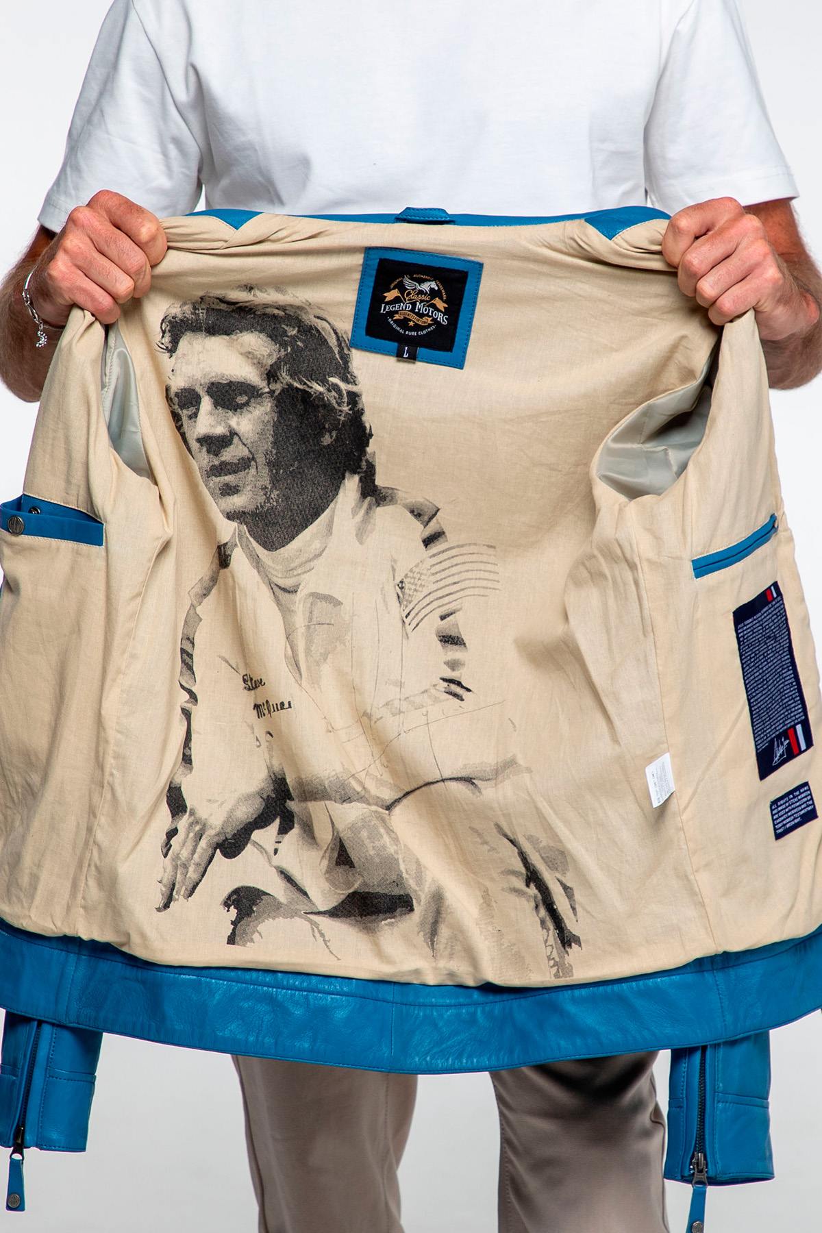 Herren Jacke Steve Mcqueen AUSTIN CAPTAIN BLUE — Ansicht 2