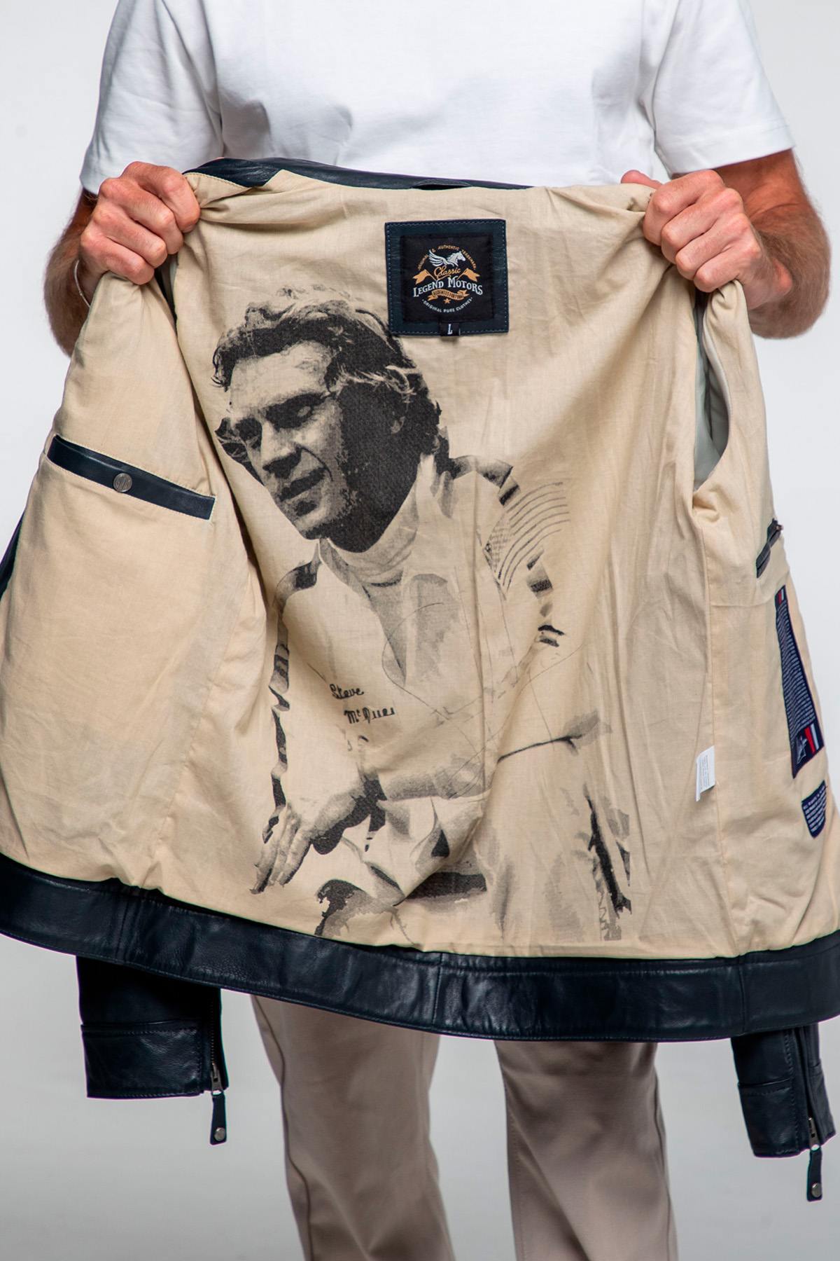 Herren Jacke Steve Mcqueen AUSTIN NAVY — Ansicht 3