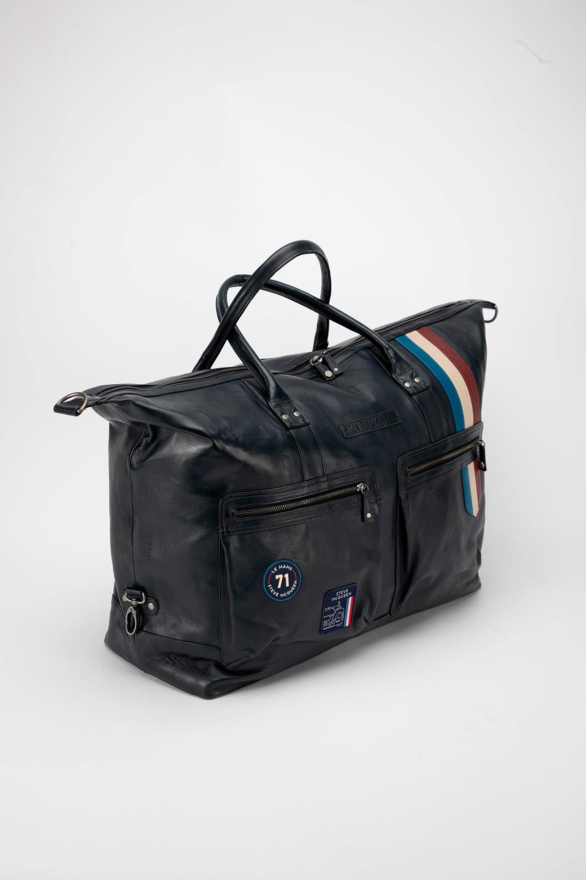Borse Uomo Steve Mcqueen MIAMI BAG 72H NAVY — vista 4