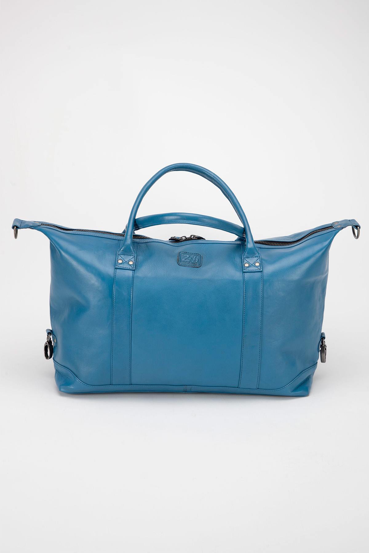 Bolsos Hombre Steve Mcqueen SEATTLE BAG 48H CAPTAIN BLUE — vista 2