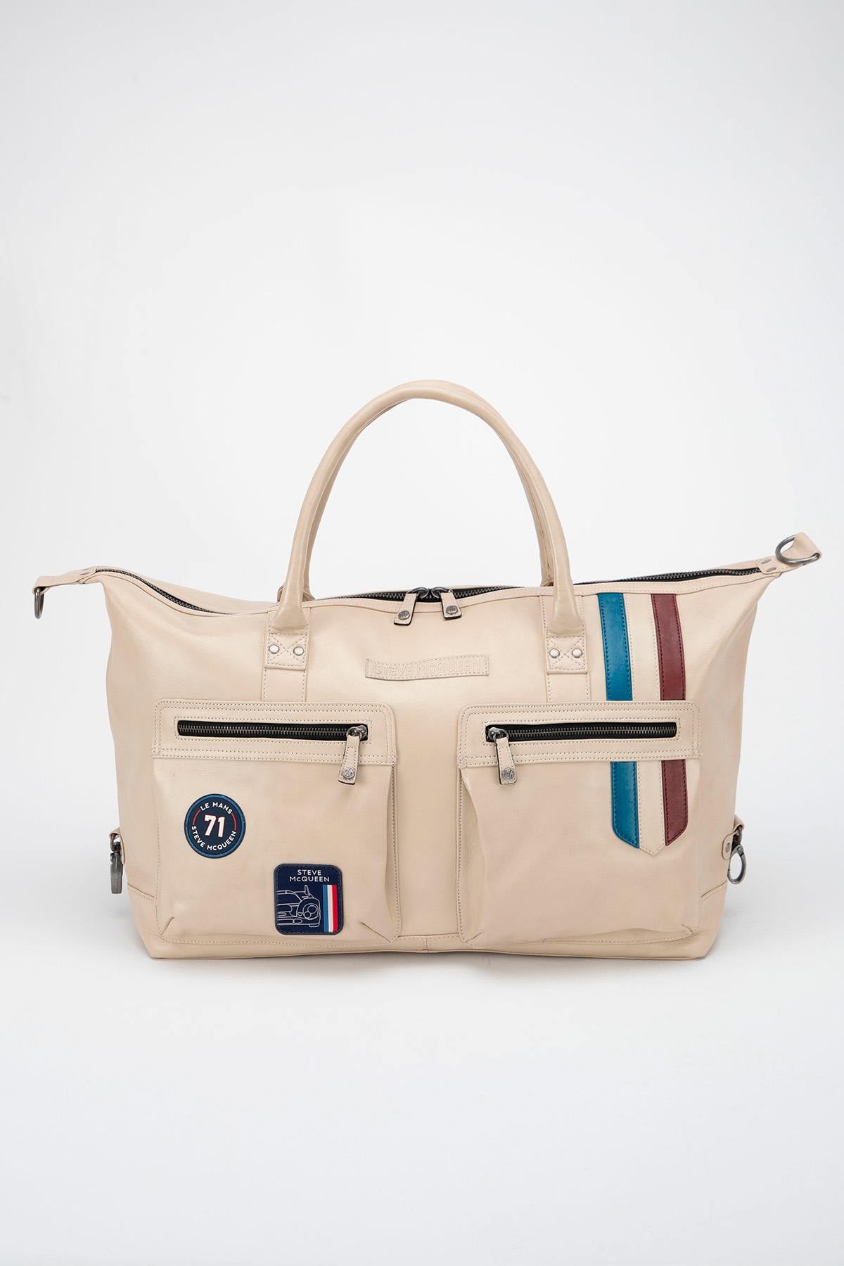 Bolsos Hombre Steve Mcqueen SEATTLE BAG 48H ECRU — vista 1
