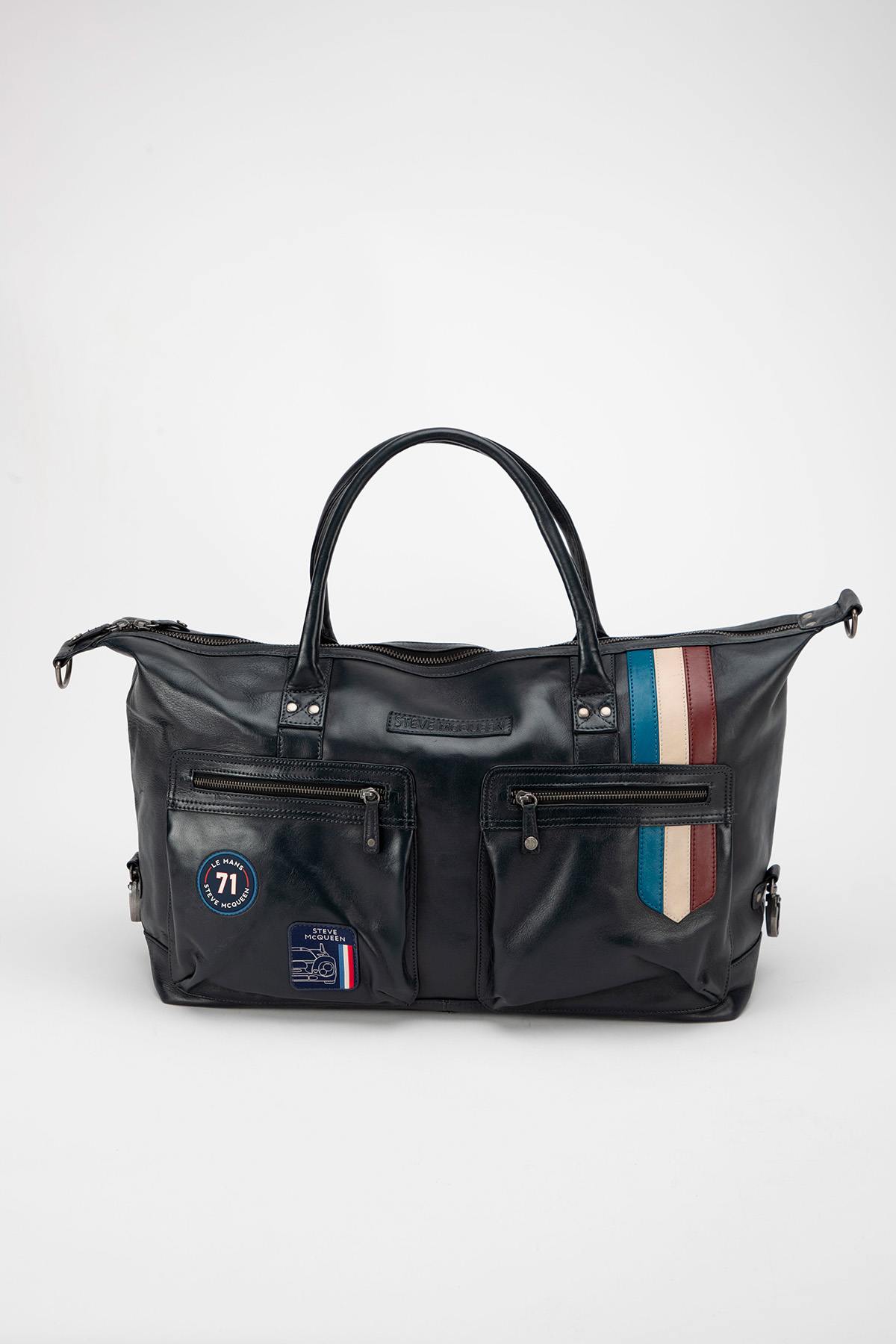 Sacs Homme Steve Mcqueen SEATTLE BAG 48H NAVY — vue 1