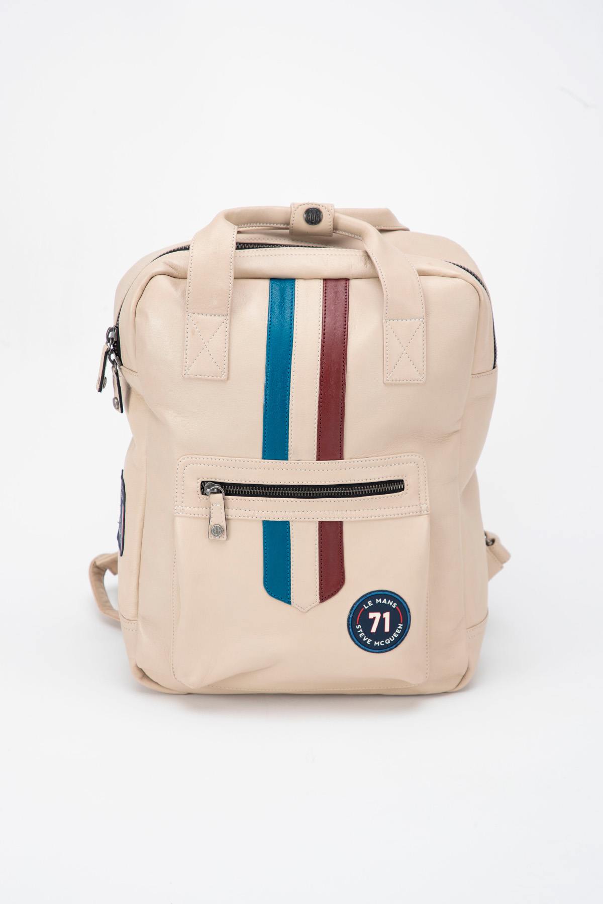 Herren Taschen Steve Mcqueen TEXAS BACKPACK ECRU — Ansicht 1