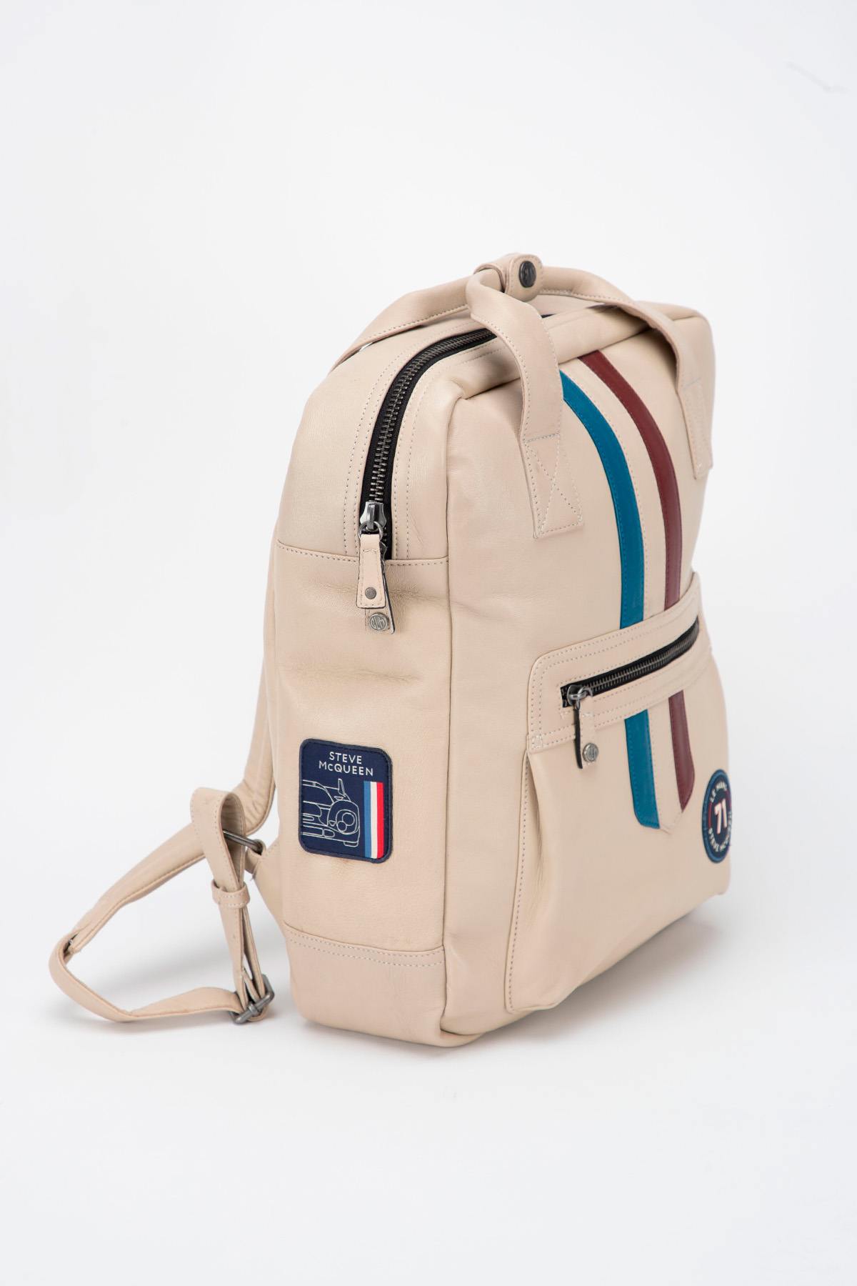 Herren Taschen Steve Mcqueen TEXAS BACKPACK ECRU — Ansicht 3