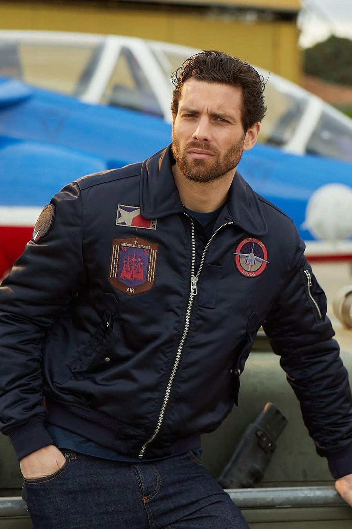 Chaqueta Hombre Patrouille De France MACH PHENIX NAVY BLUE — vista 1