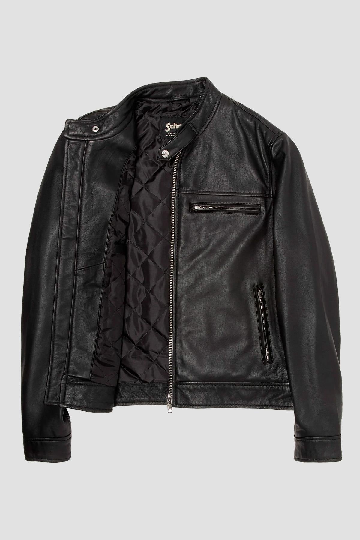 Herren Jacke Schott LCAIDAN BLACK — Ansicht 9