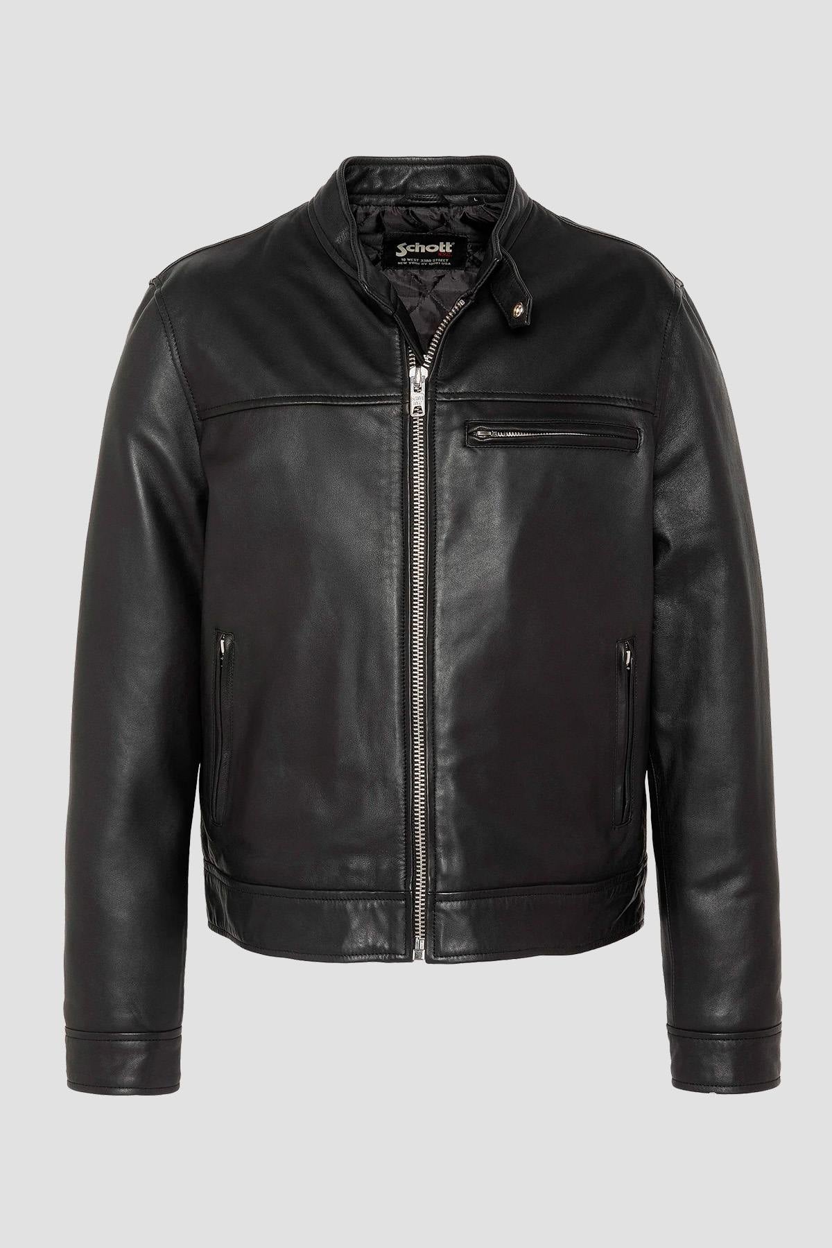 Herren Jacke Schott LCAIDAN BLACK — Ansicht 8