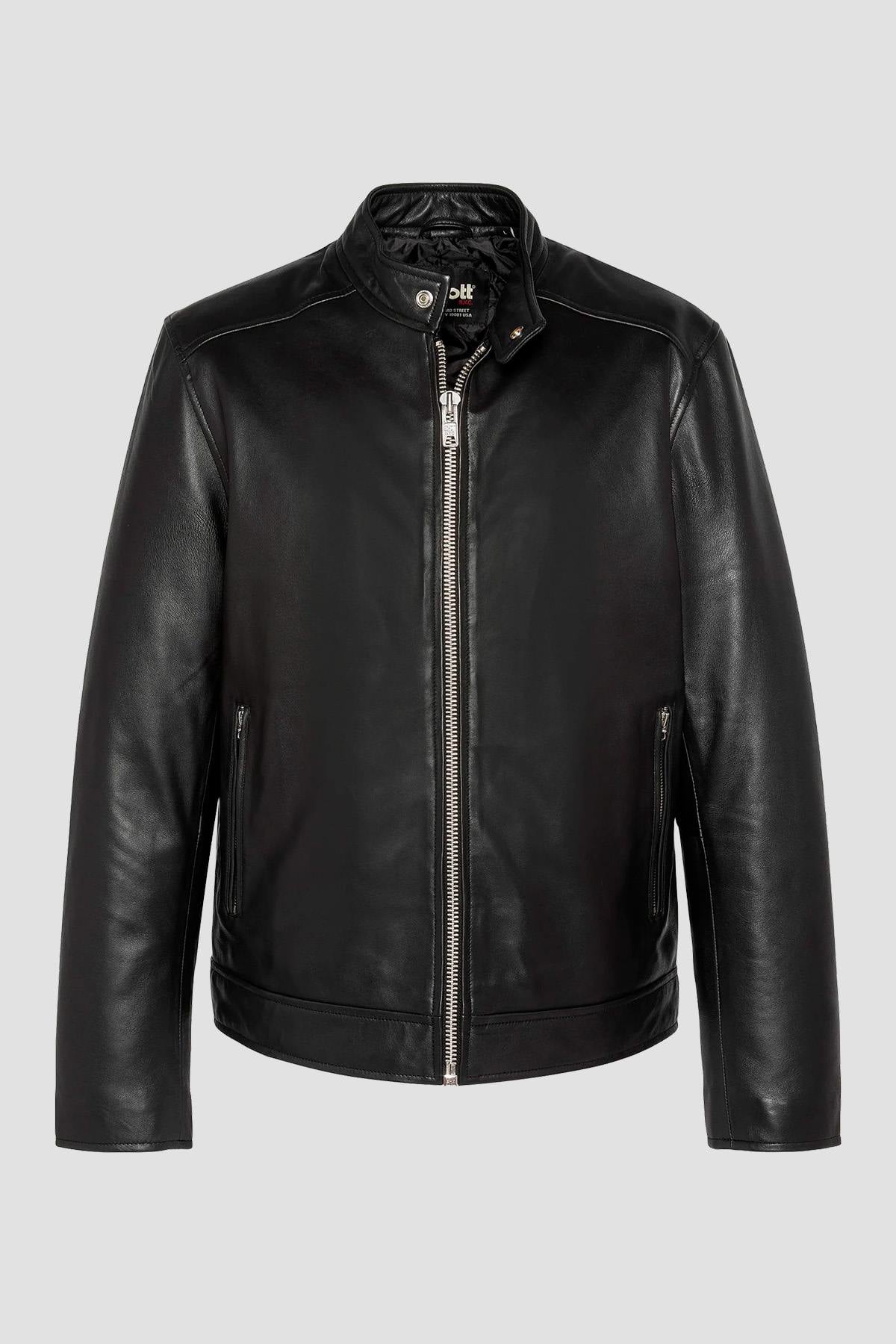 Herren Jacke Schott LCMEMPHIS25 BLACK — Ansicht 3