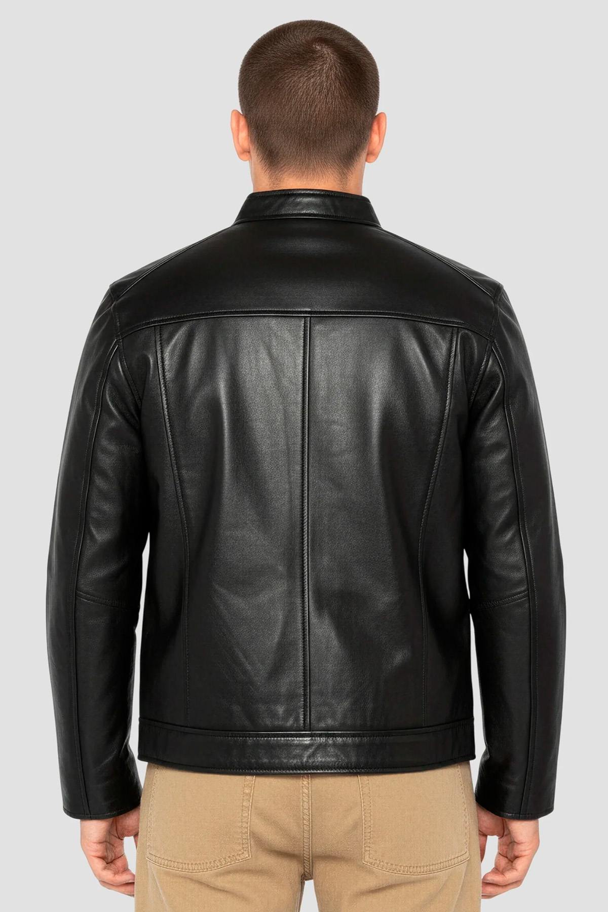 Herren Jacke Schott LCMEMPHIS25 BLACK — Ansicht 2