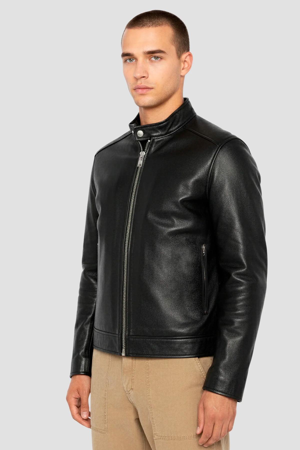 Herren Jacke Schott LCMEMPHIS25 BLACK — Ansicht 1