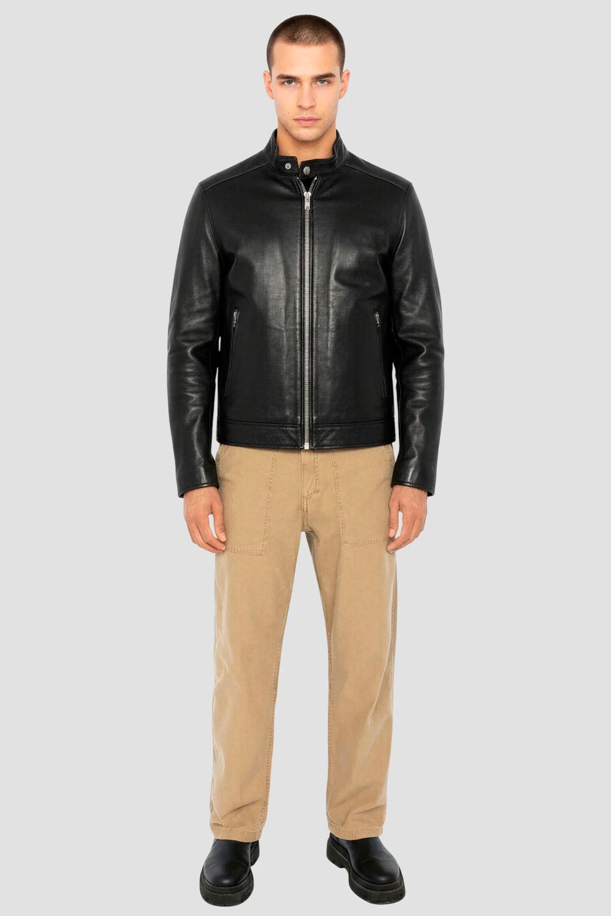 Herren Jacke Schott LCMEMPHIS25 BLACK — Ansicht 5