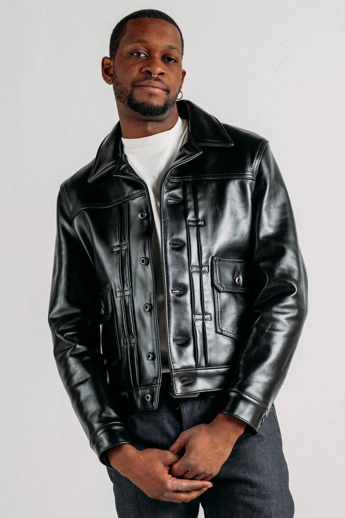Chaqueta Hombre Schott P620H BLACK — vista 1