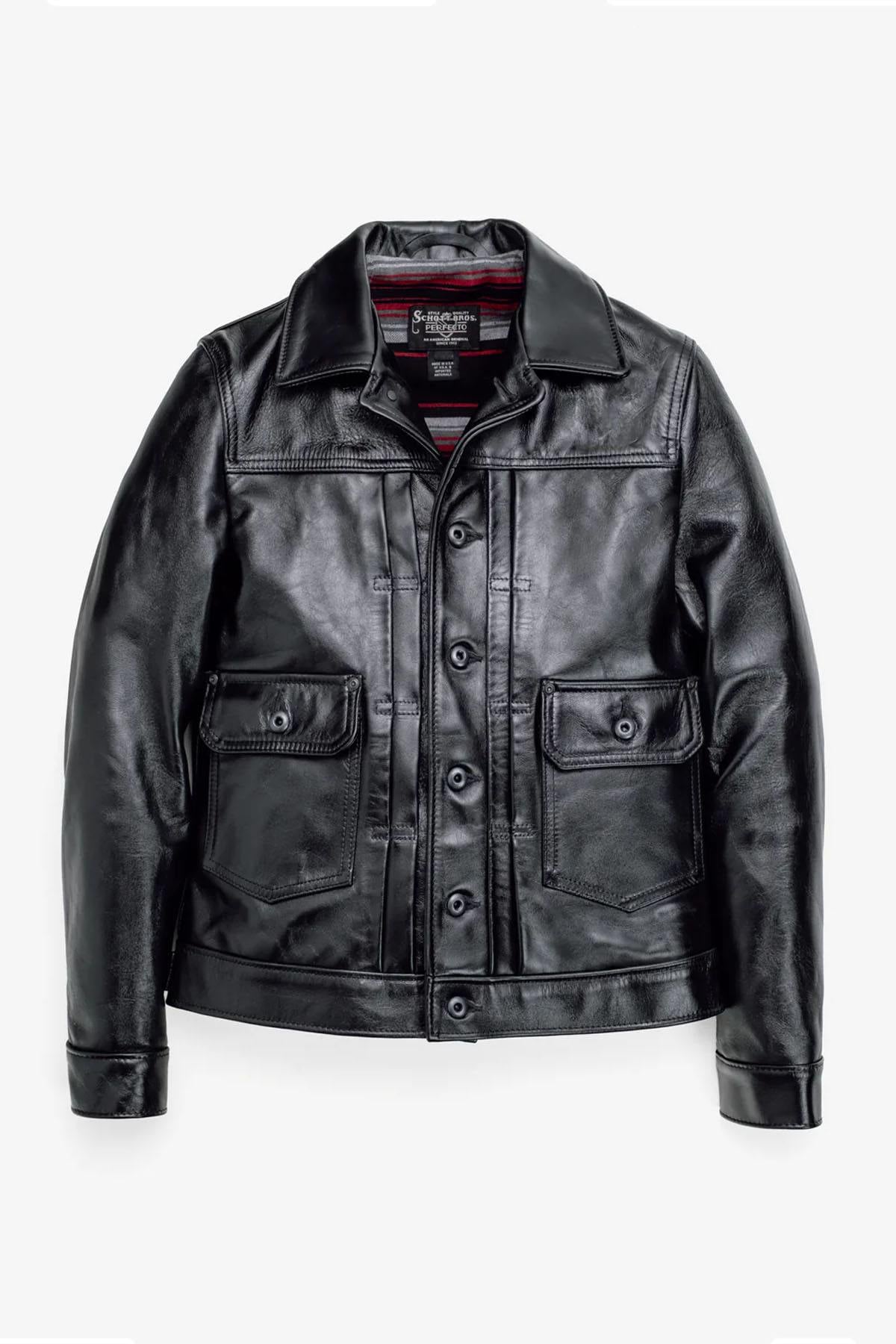 Chaqueta Hombre Schott P620H BLACK — vista 2