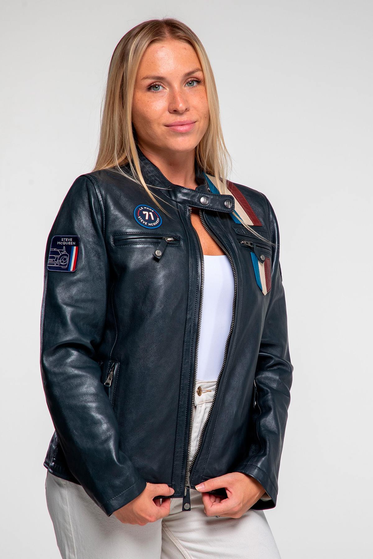 Chaqueta Mujeres Steve Mcqueen AMBER NAVY — vista 3