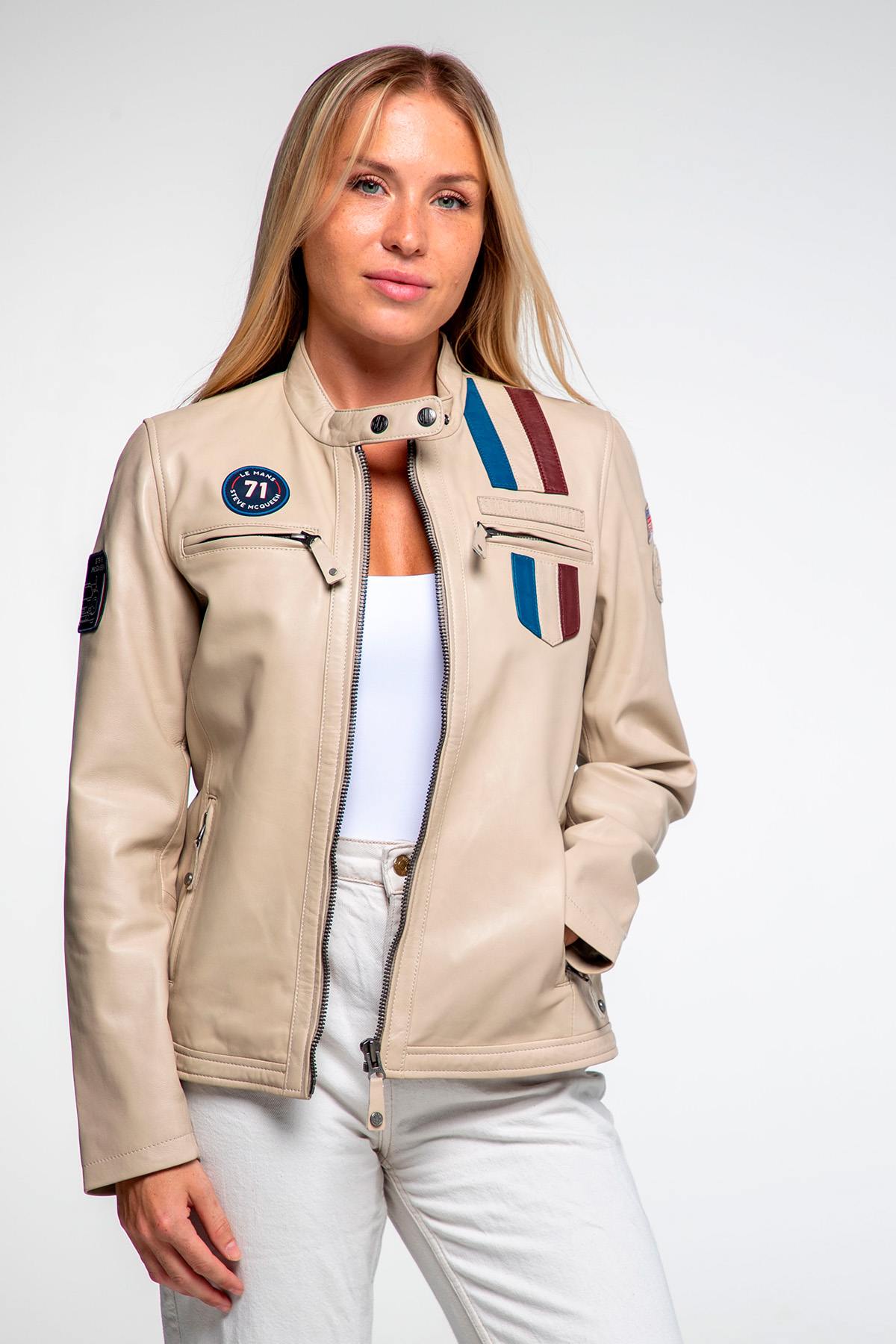 Chaqueta Mujeres Steve Mcqueen AMBER ECRU — vista 4