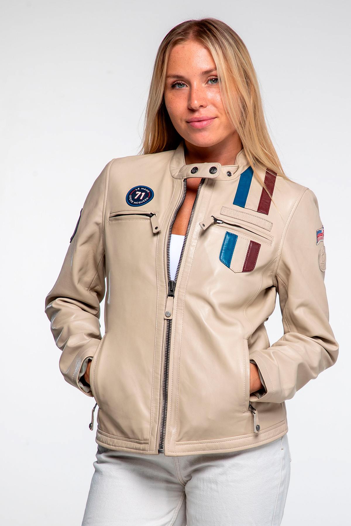 Chaqueta Mujeres Steve Mcqueen AMBER ECRU — vista 1