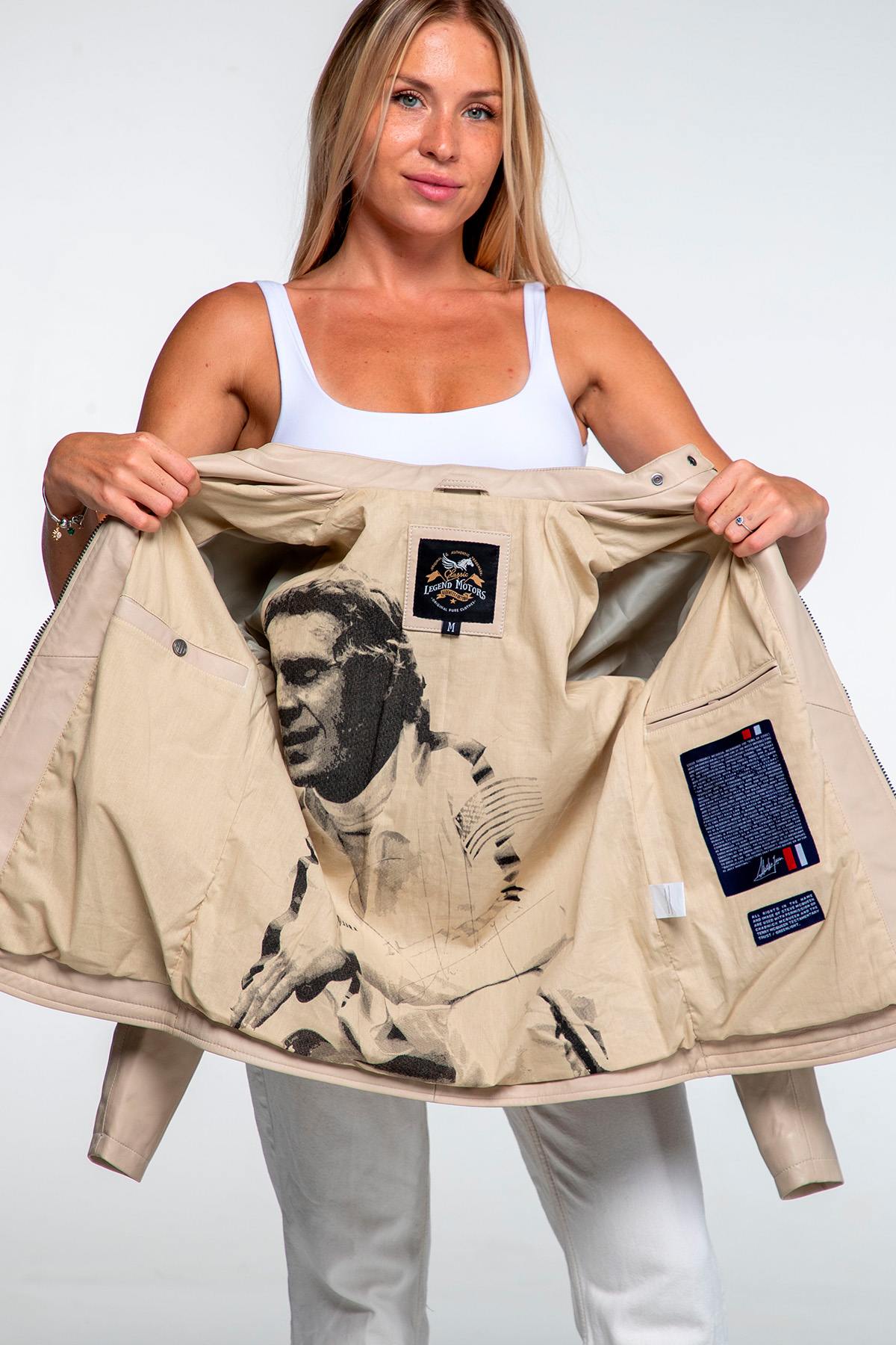 Chaqueta Mujeres Steve Mcqueen AMBER ECRU — vista 3
