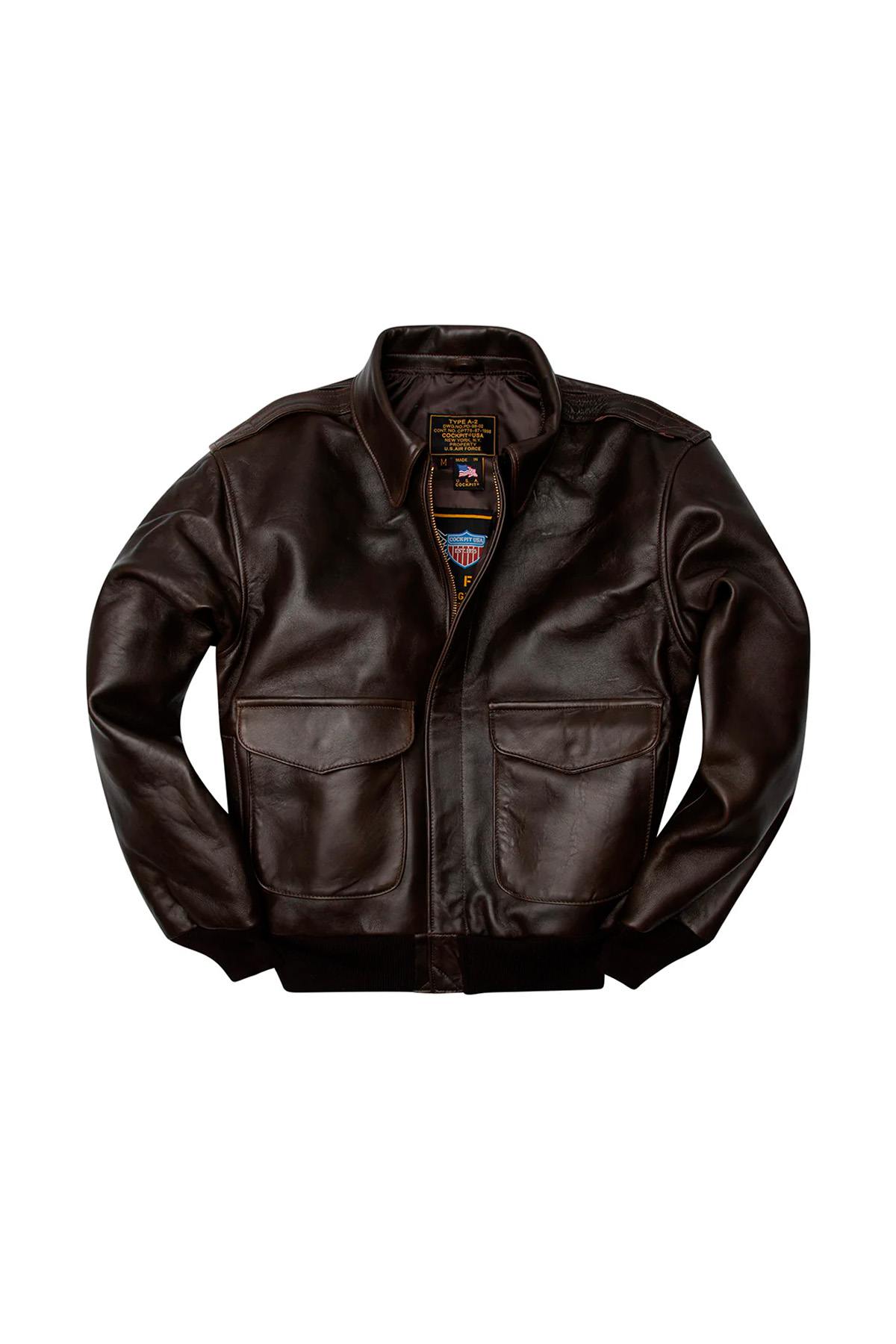 Giacche Uomo Cockpit Usa Z2011AW BROWN — vista 4