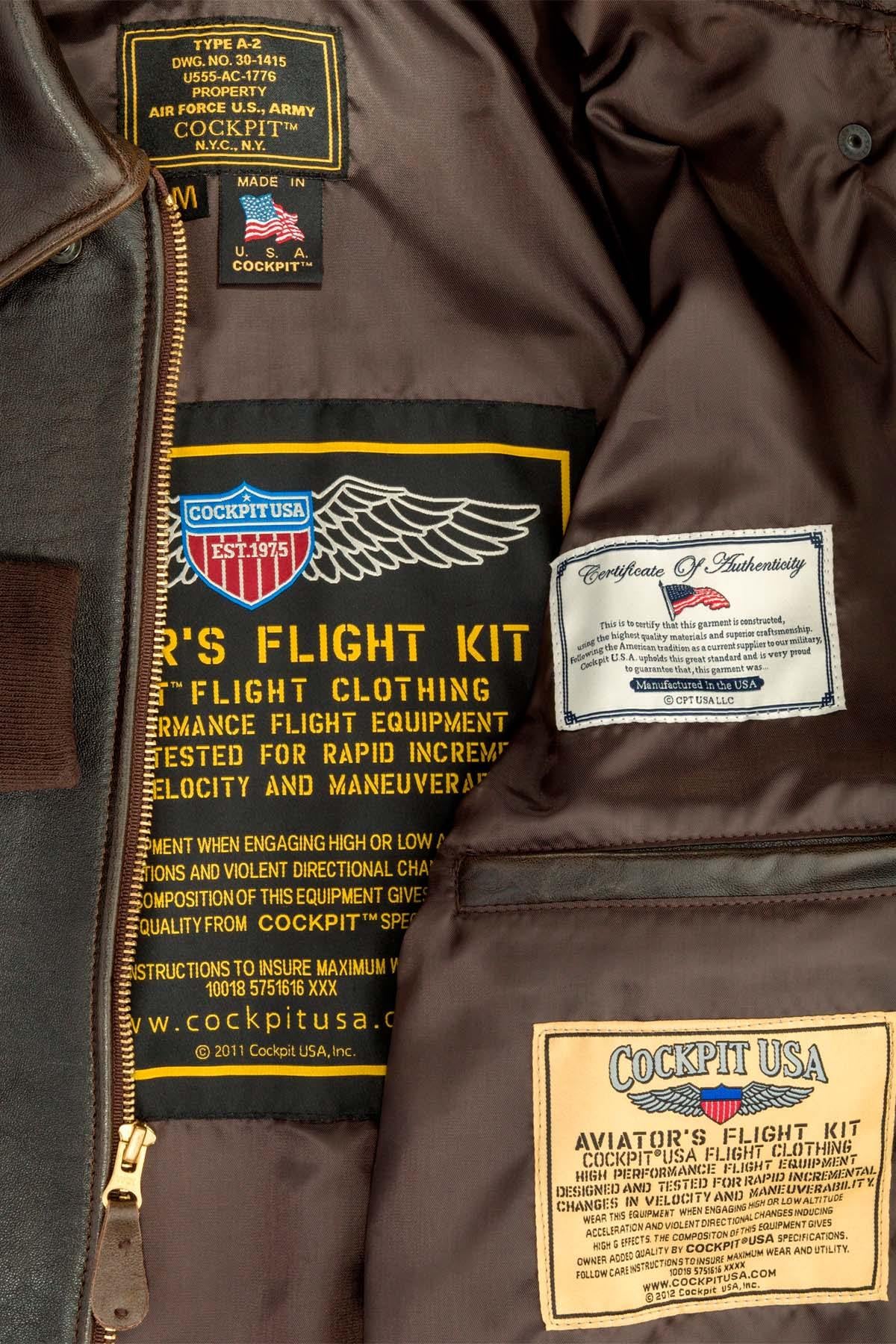 Giacche Uomo Cockpit Usa Z2011AW BROWN — vista 7