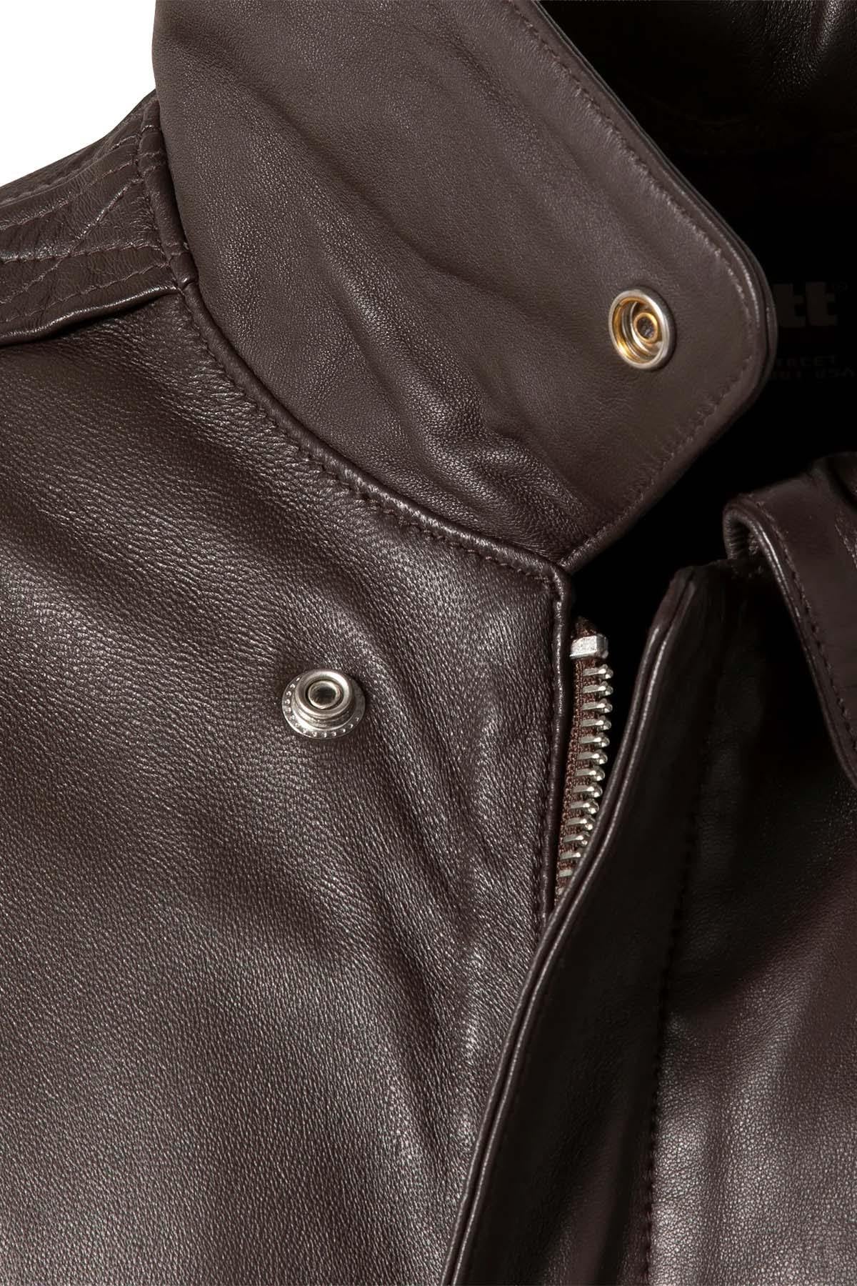 Herren Jacke Schott LCRAF BROWN — Ansicht 10