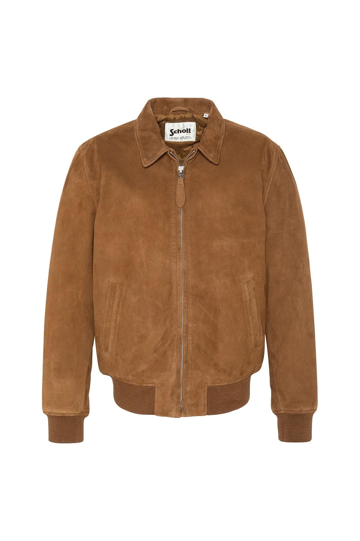 Herren Jacke Schott LCYALESS26 RUST — Ansicht 7