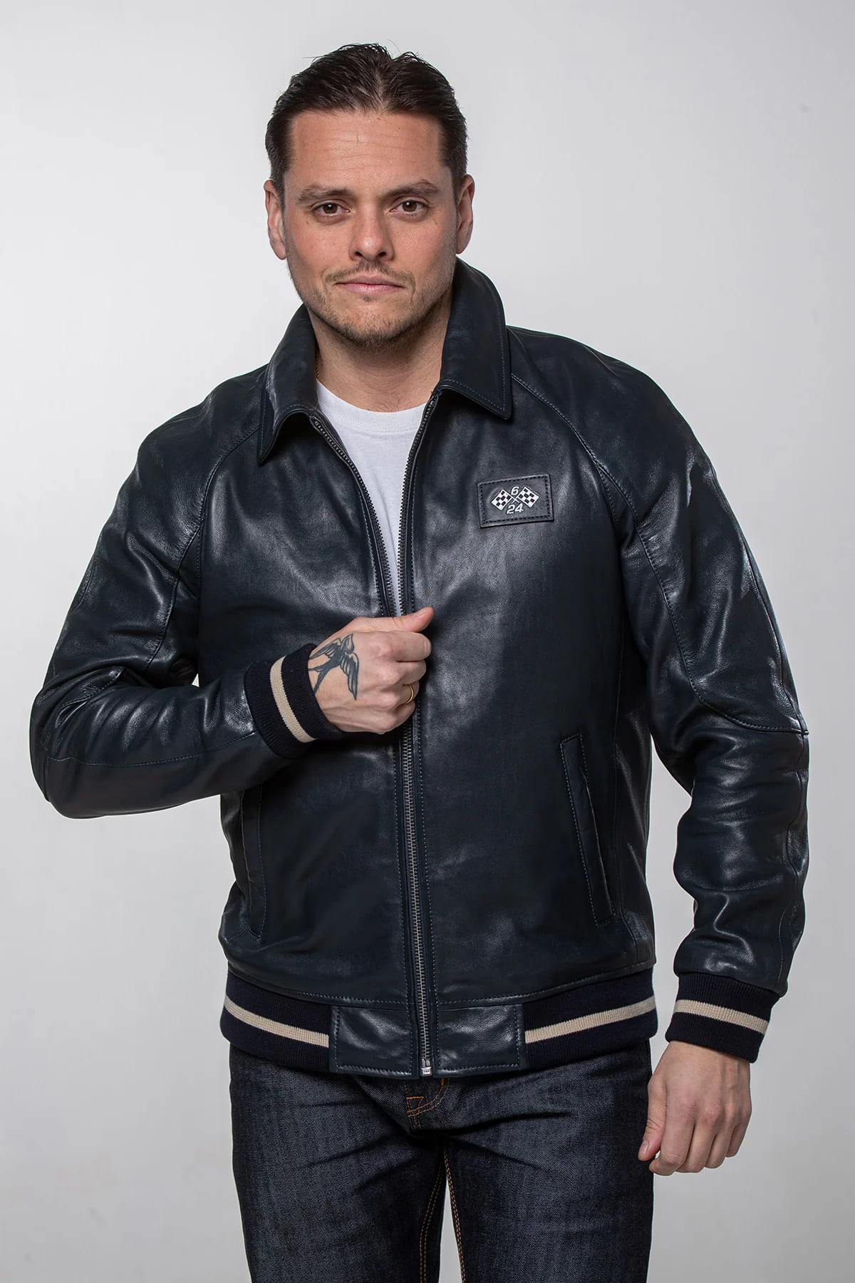 Herren Jacke Jacky Ickx JACKY 2 BLEU MARINE — Ansicht 4