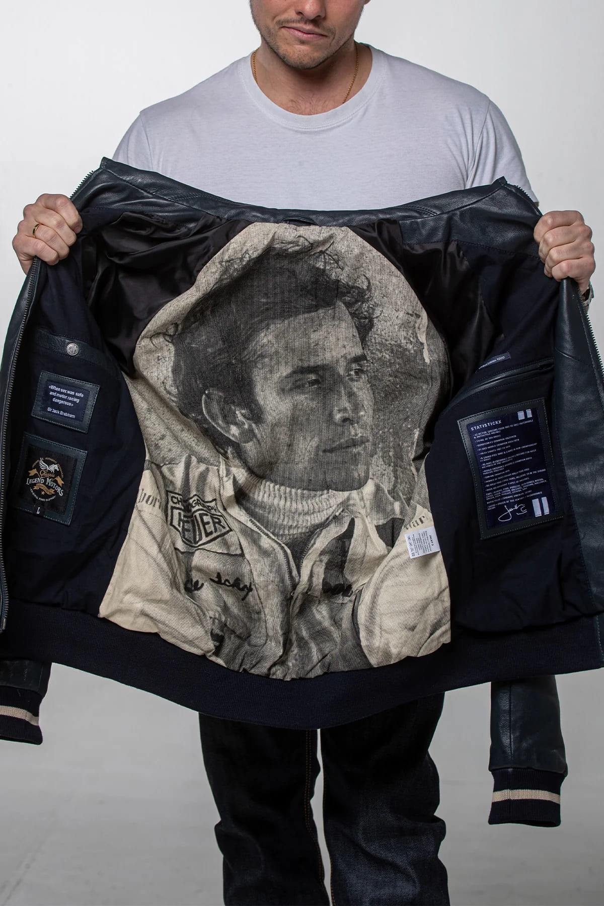 Herren Jacke Jacky Ickx JACKY 2 BLEU MARINE — Ansicht 3