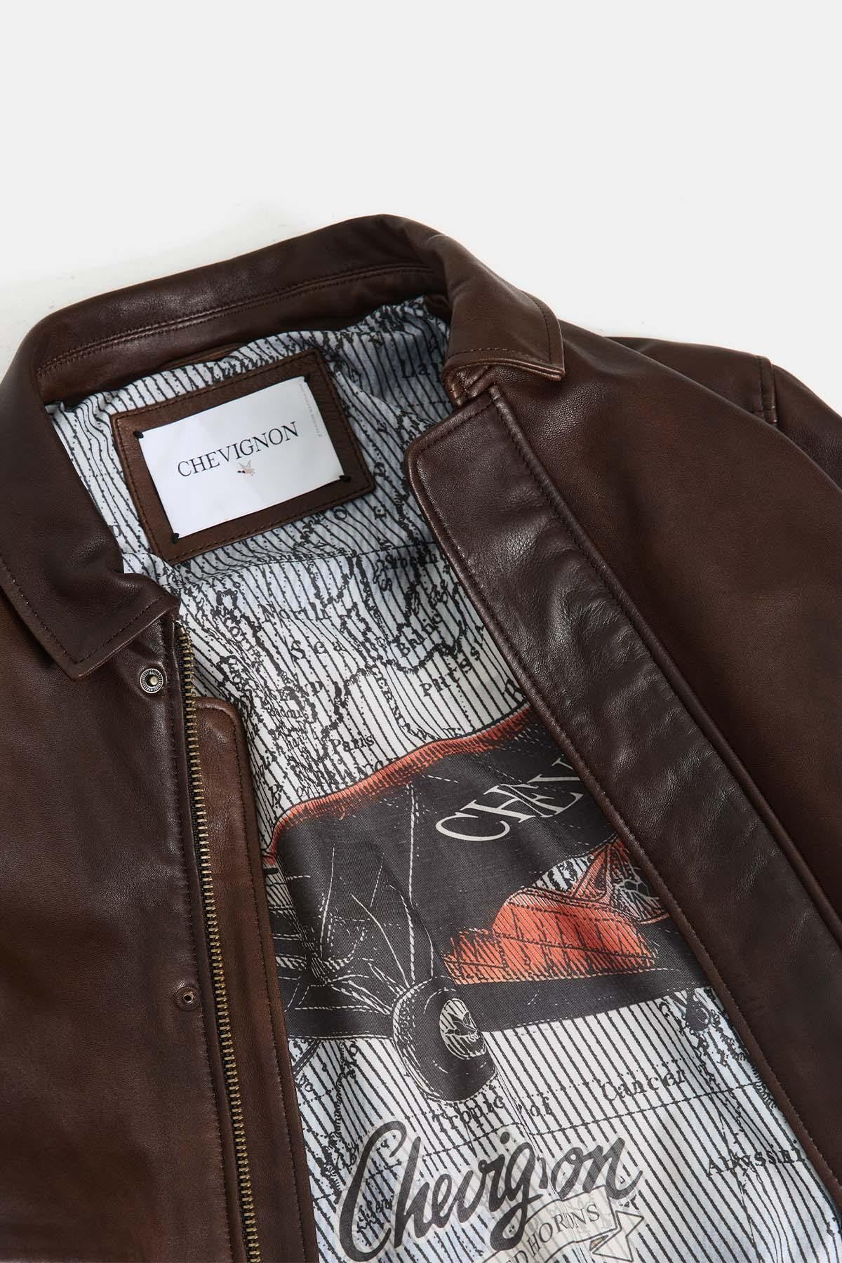 Chaqueta Hombre Chevignon DWIGHT MARRON FONCE — vista 4
