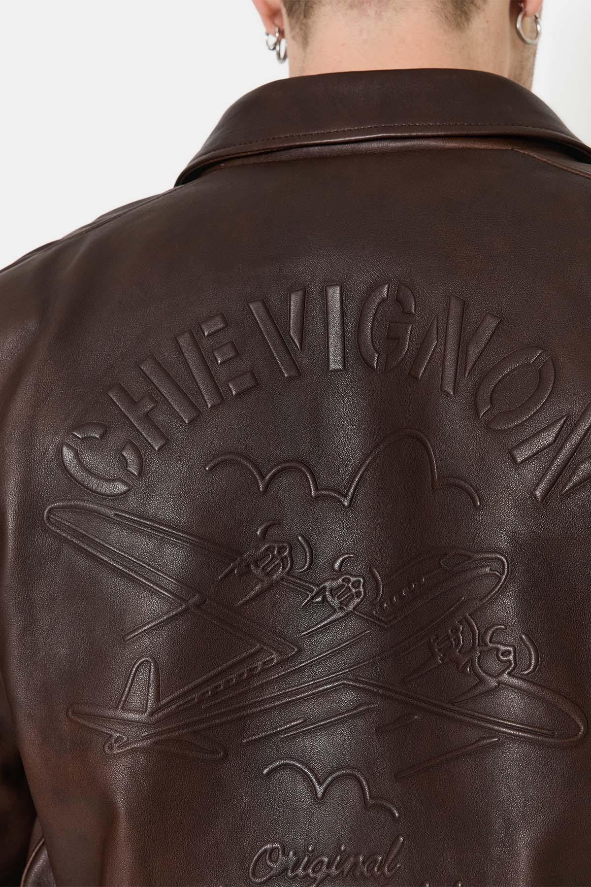 Chaqueta Hombre Chevignon DWIGHT MARRON FONCE — vista 2