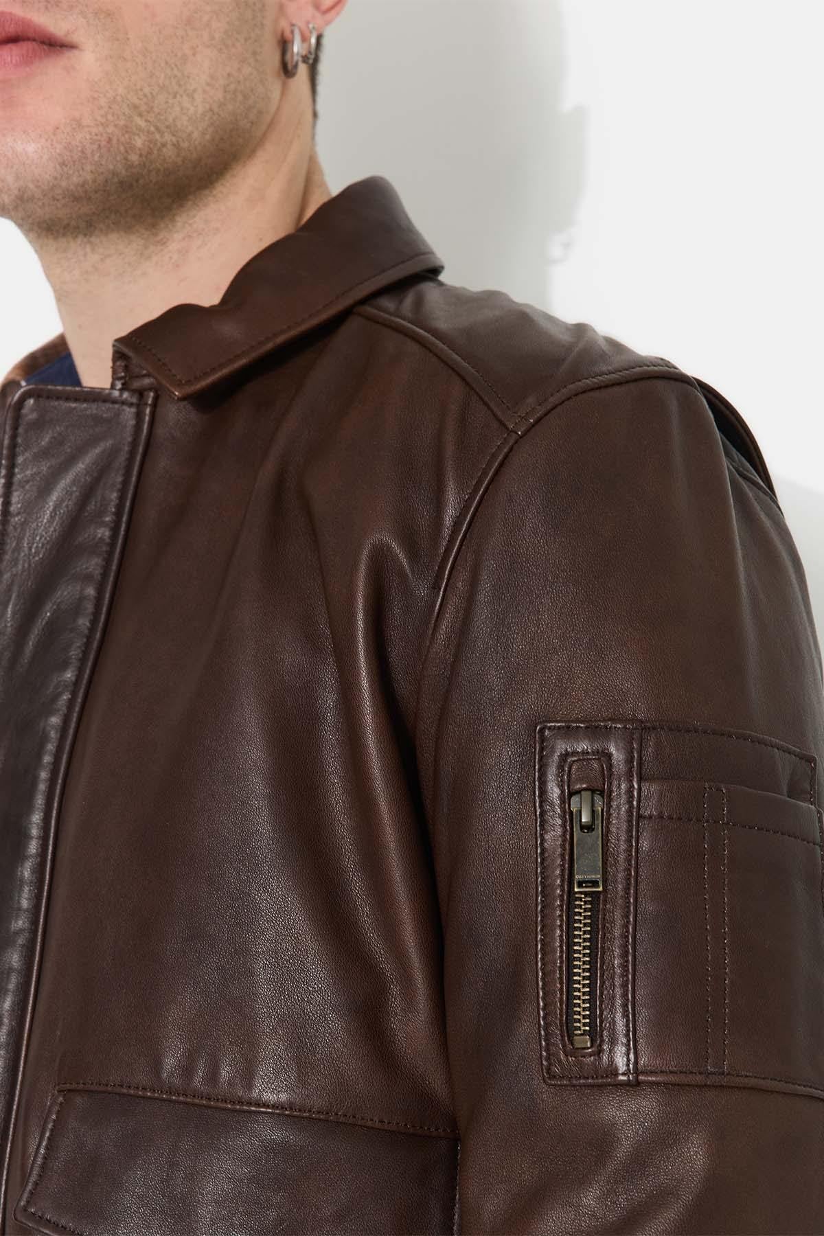 Chaqueta Hombre Chevignon DWIGHT MARRON FONCE — vista 5