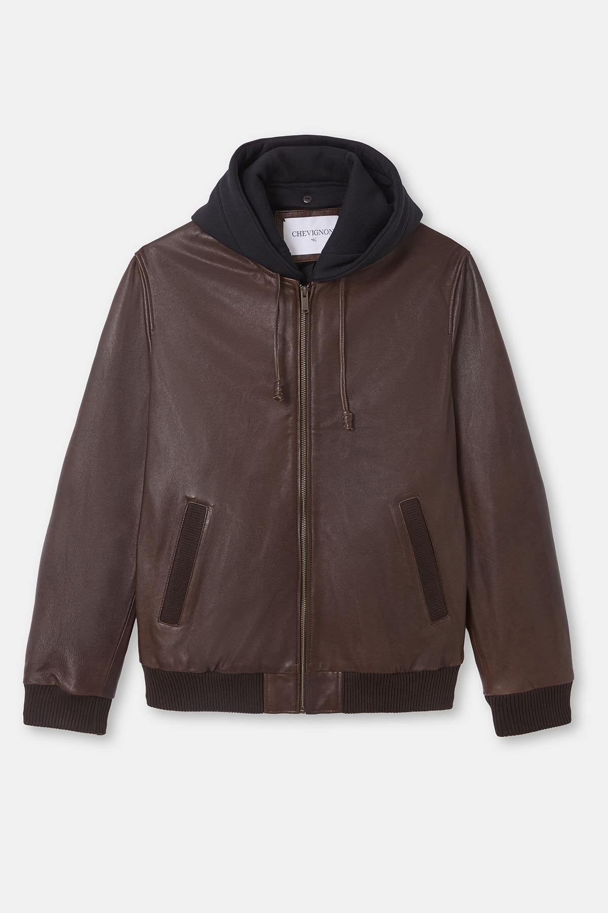 Giacche Uomo Chevignon DJIBRIL CUIR COGNAC — vista 7