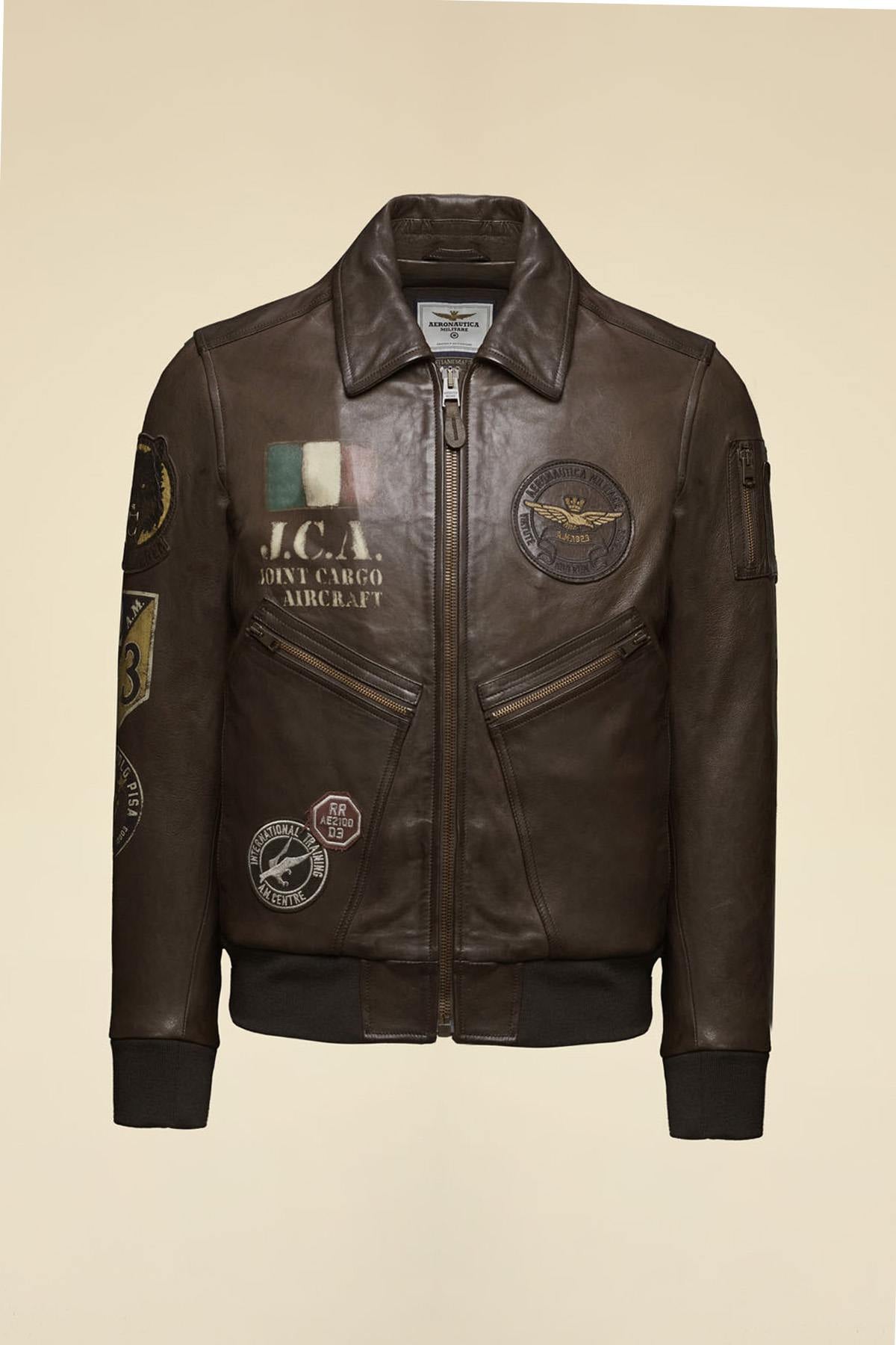 Giacche Uomo Aeronautica Militare PN5056U100839 00083 MARRONE — vista 6