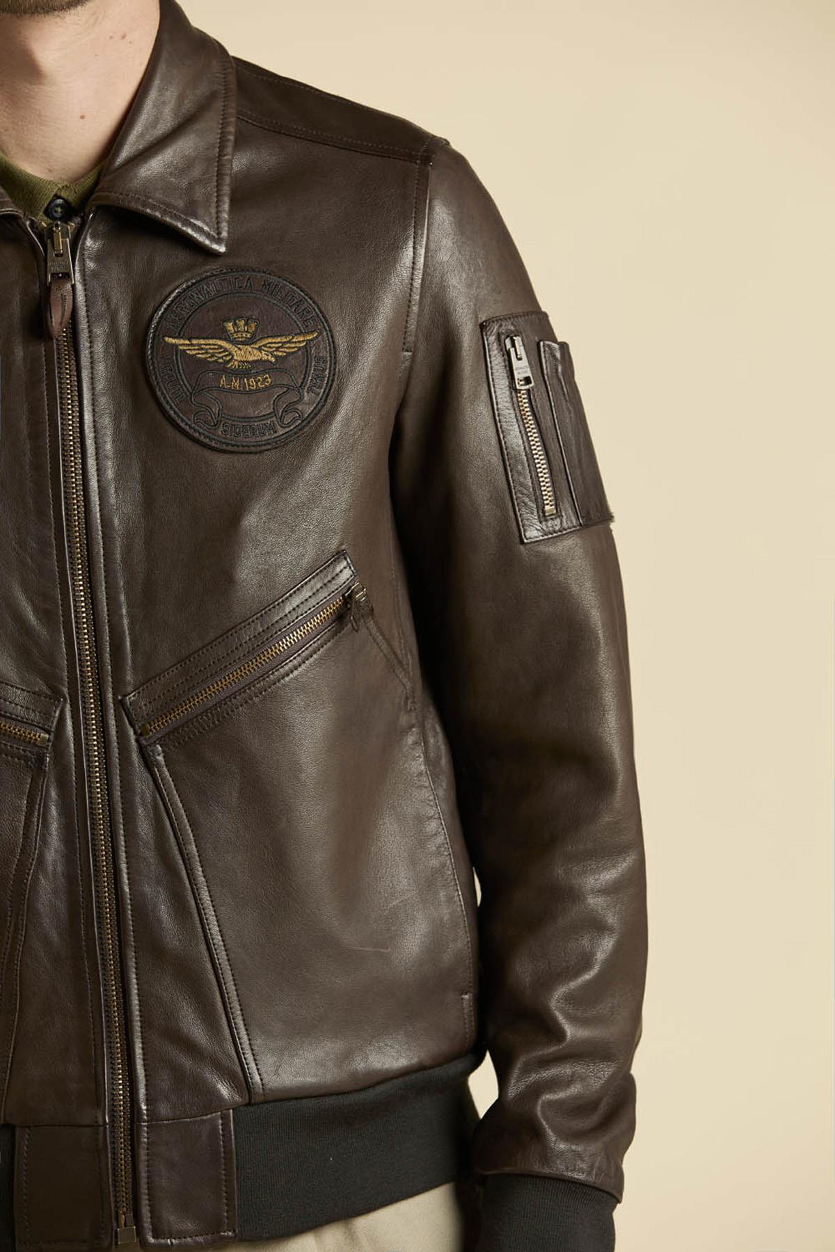 Giacche Uomo Aeronautica Militare PN5056U100839 00083 MARRONE — vista 8