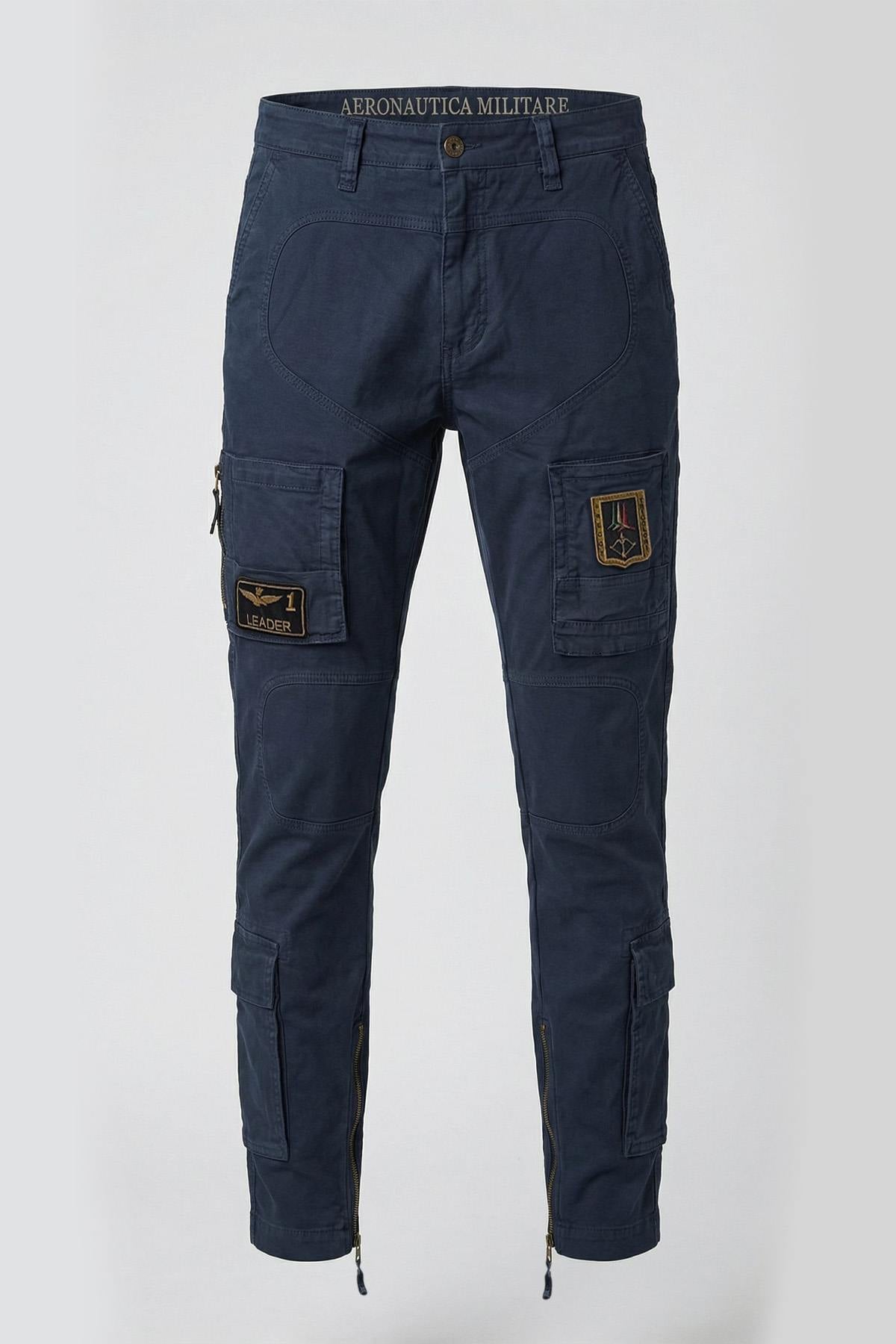 Herren Hose Aeronautica Militare PA1387UCT01493 08184 BLU NAVY — Ansicht 1