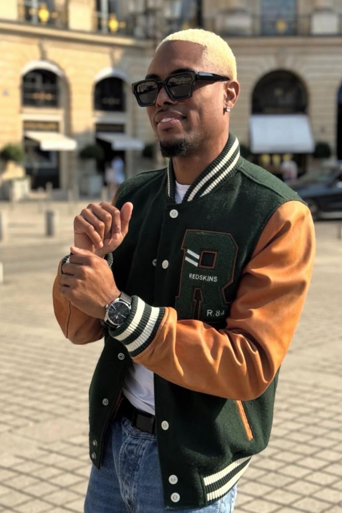 Herren Jacke Redskins CAMBRIDGE SCHOOL FOREST GREEN/COGNAC — Ansicht 9