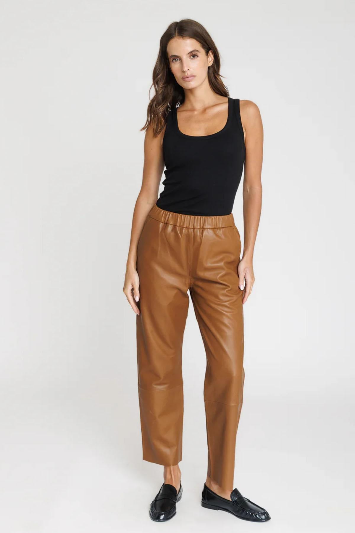 Pantaloni Donna Serge Pariente SARAH PANT COGNAC — vista 1