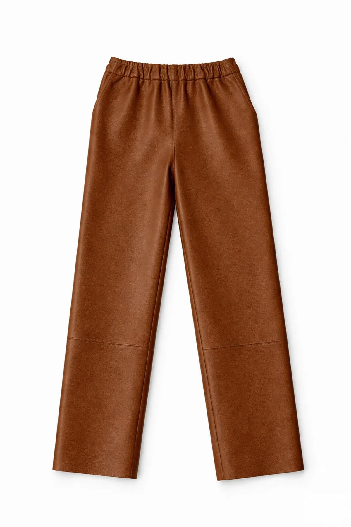 Pantaloni Donna Serge Pariente SARAH PANT COGNAC — vista 5