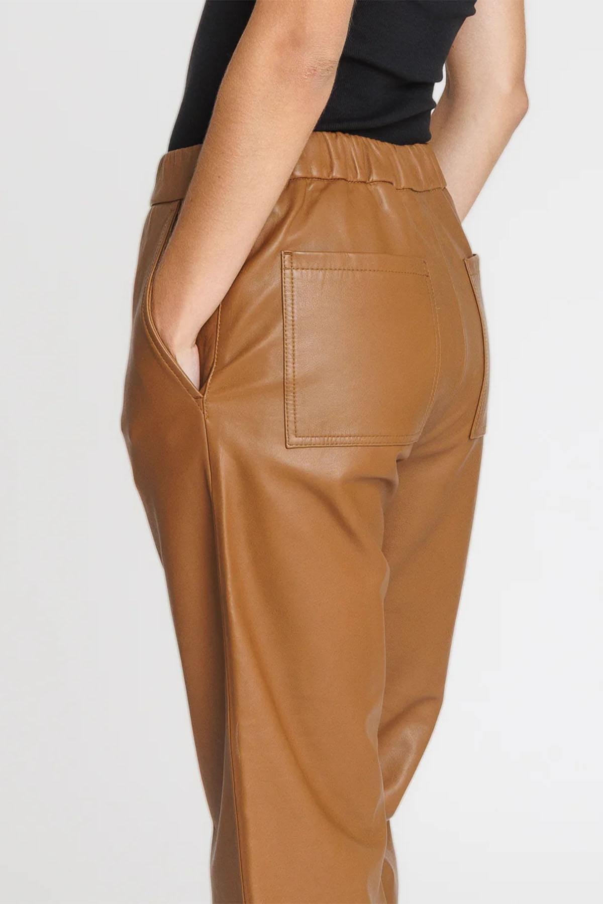 Pantaloni Donna Serge Pariente SARAH PANT COGNAC — vista 3