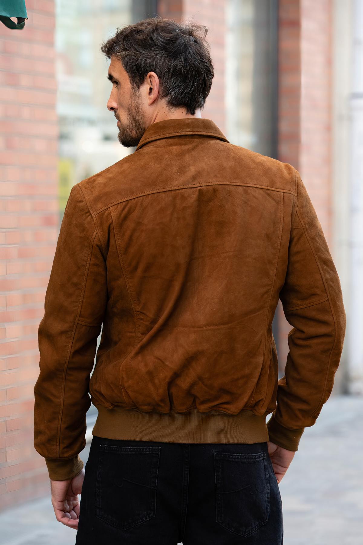 Herren Jacke Schott LCYALESS26 RUST — Ansicht 3