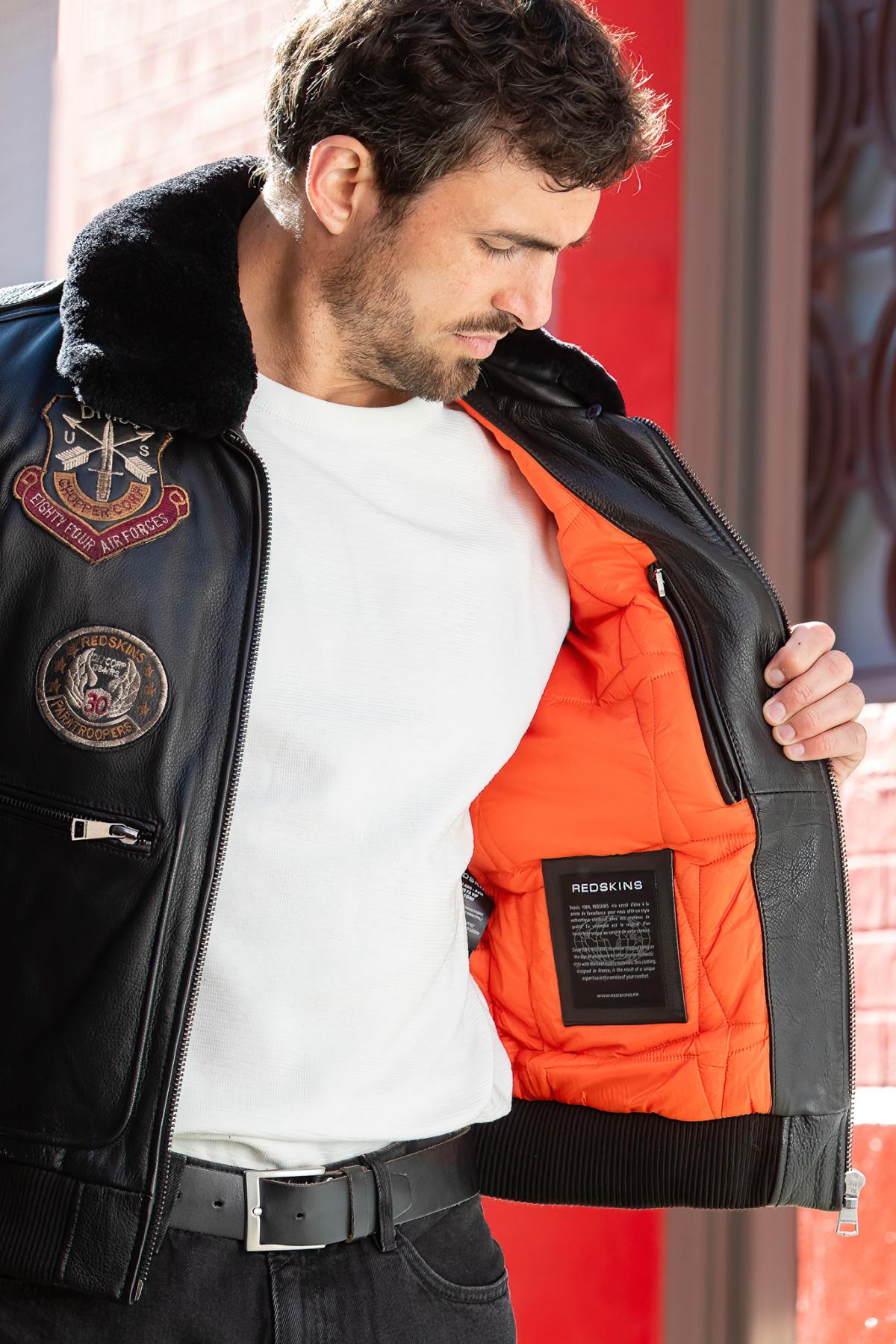 Blouson Homme Redskins AVIA ARGUS BLACK — vue 6