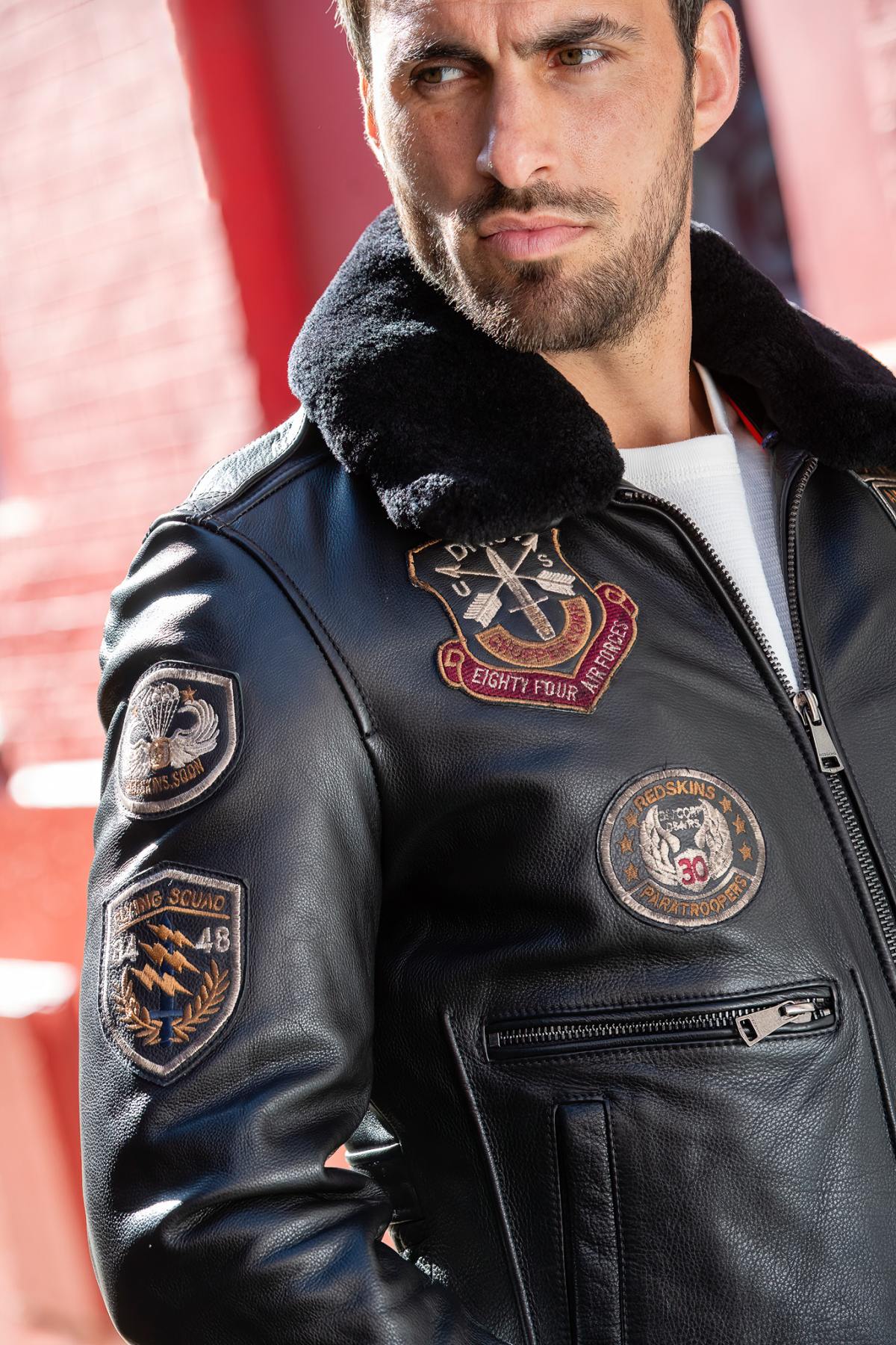 Blouson Homme Redskins AVIA ARGUS BLACK — vue 5