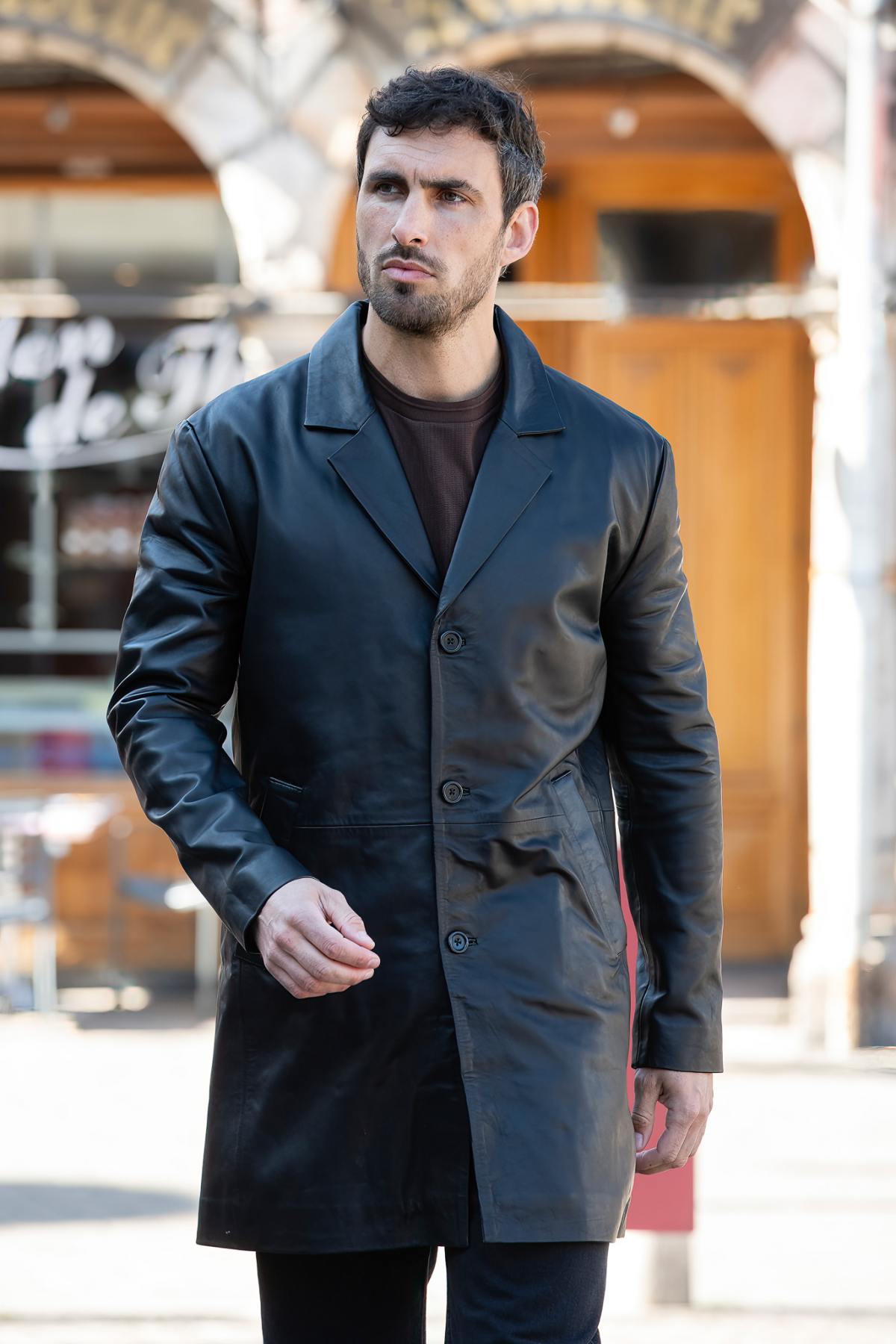 Giacche Uomo Cityzen JORDAN NOIR — vista 3