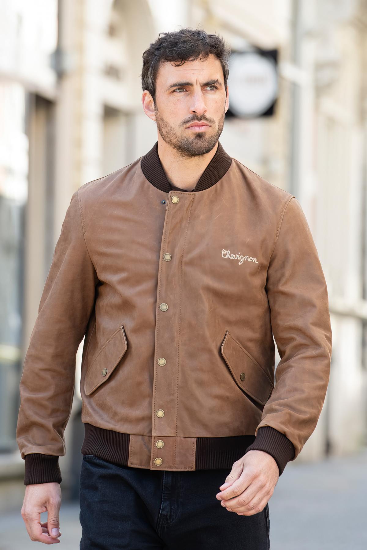 Giacche Uomo Chevignon DALLAS CARAMEL — vista 4