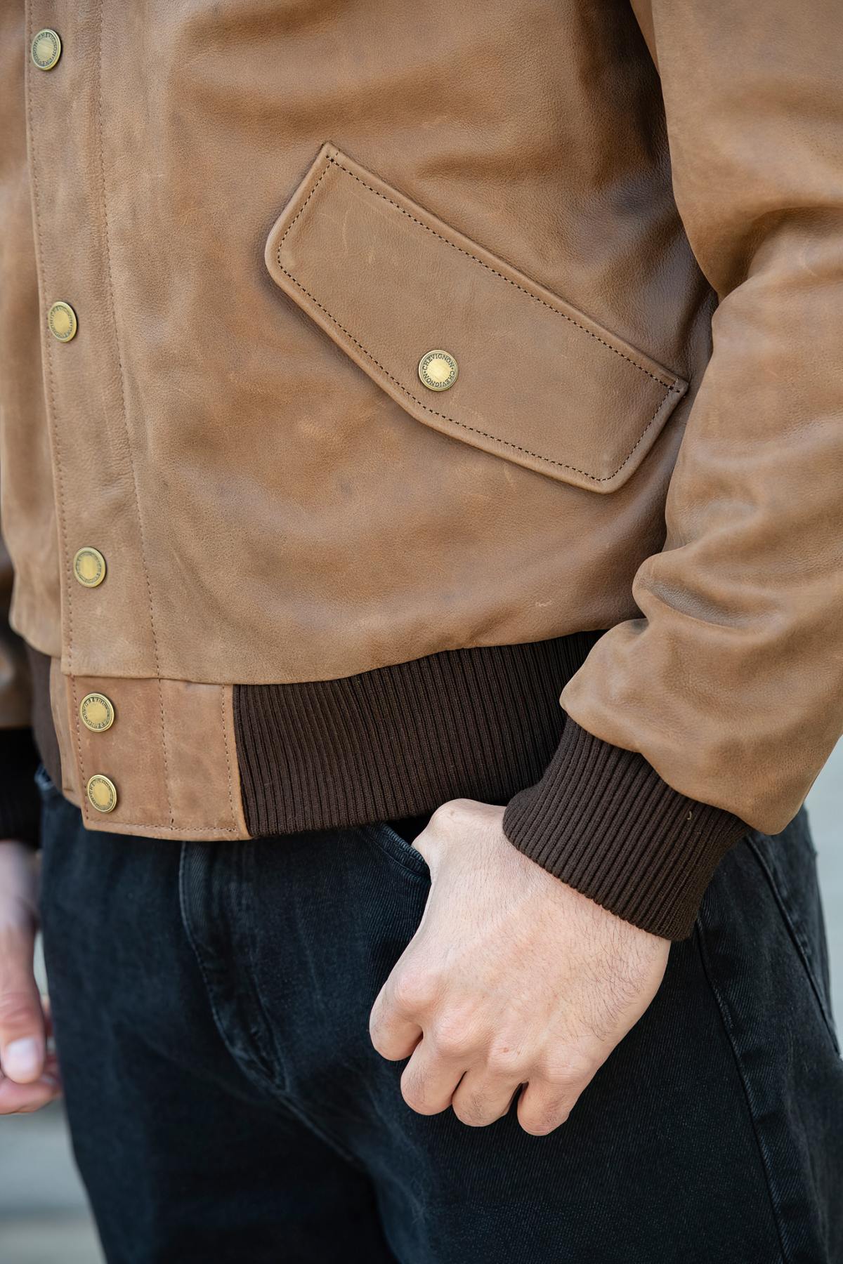 Giacche Uomo Chevignon DALLAS CARAMEL — vista 5