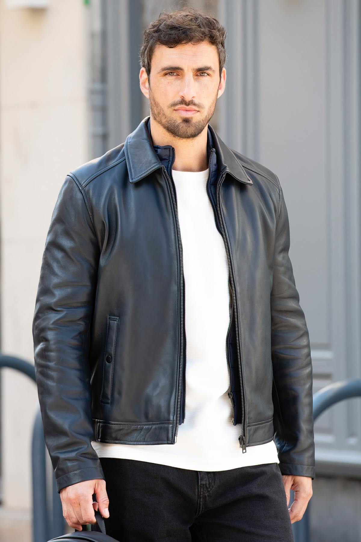 Giacche Uomo Cityzen BERGEN NAVY — vista 7