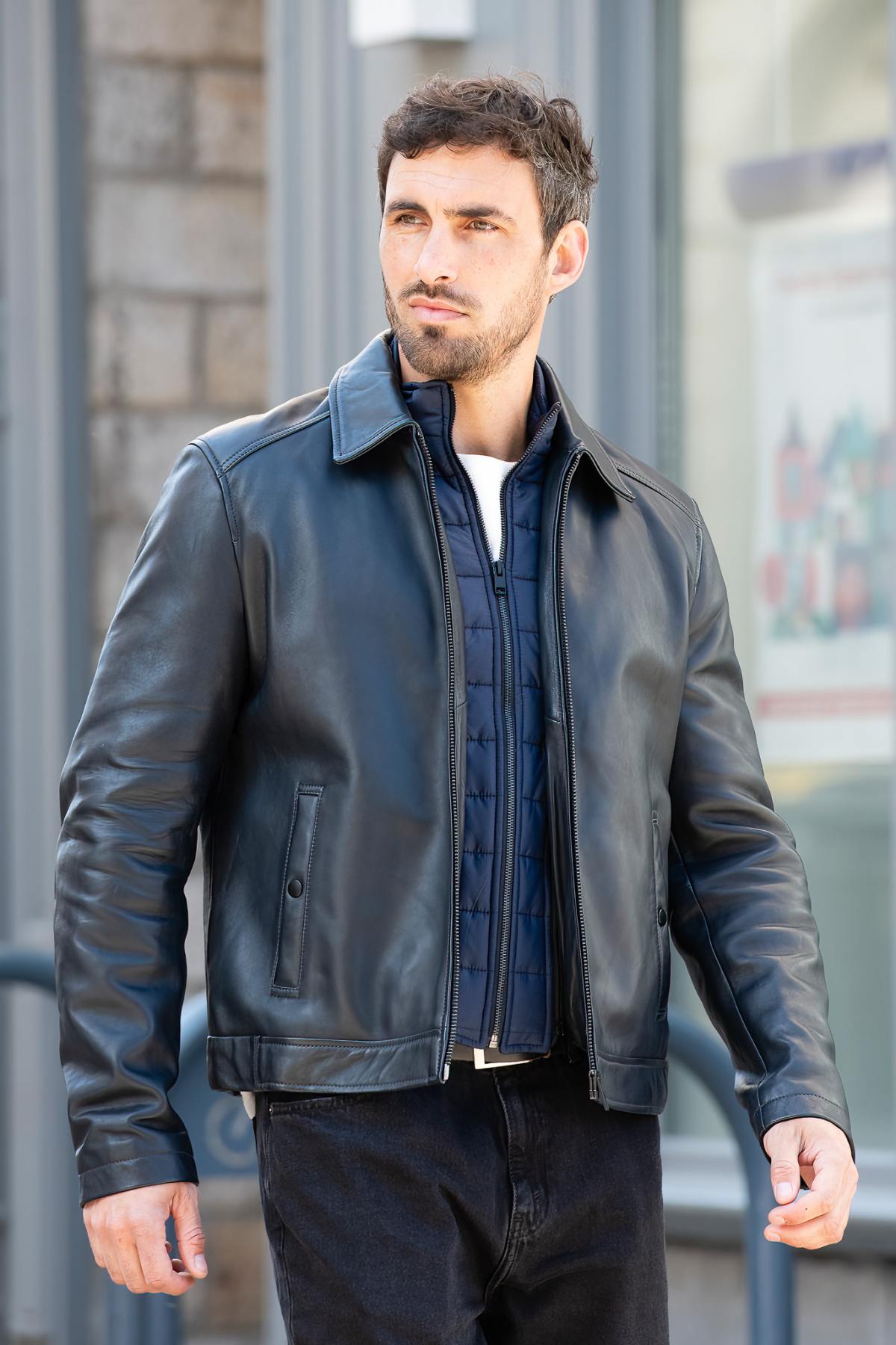 Giacche Uomo Cityzen BERGEN NAVY — vista 1