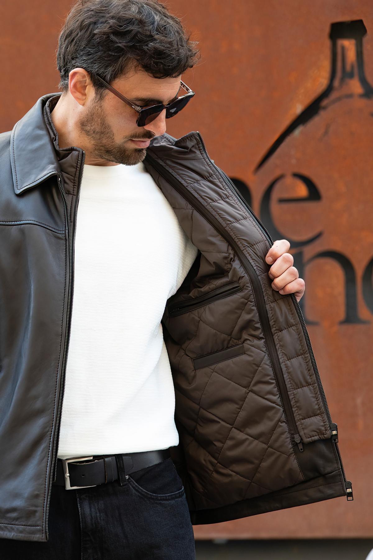 Herren Jacke Cityzen ODENSE BROWN — Ansicht 4